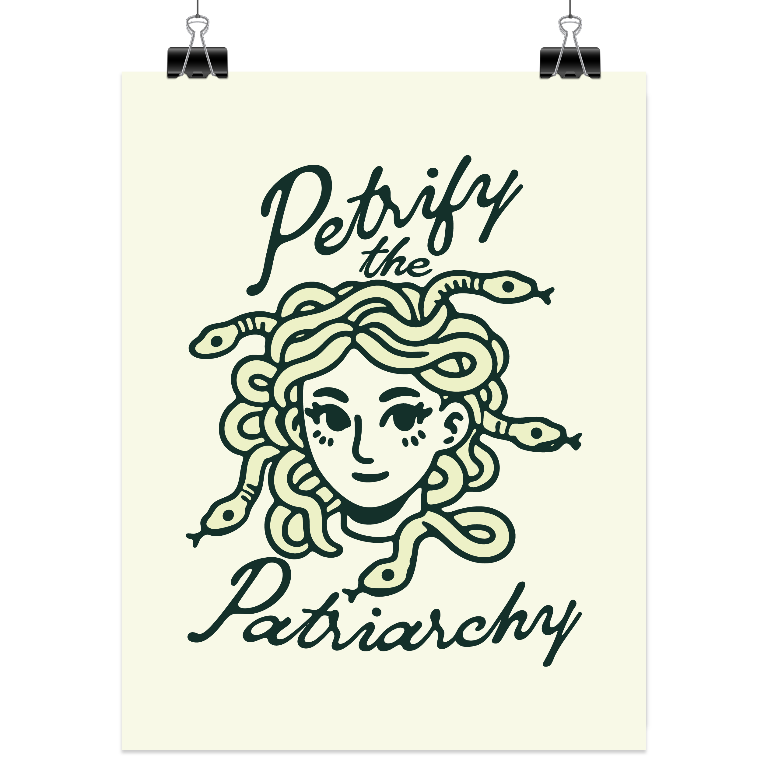 Petrify the Patriarchy - Large Art Print (8.5 x 11)