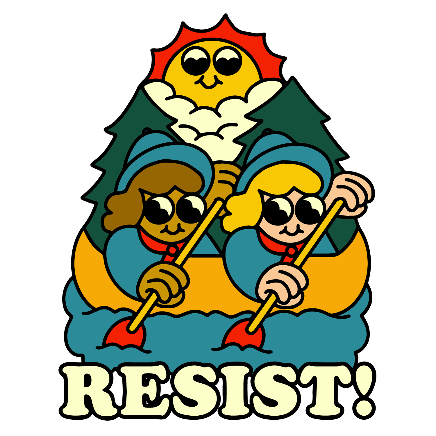 Resist! Vinyl Sticker