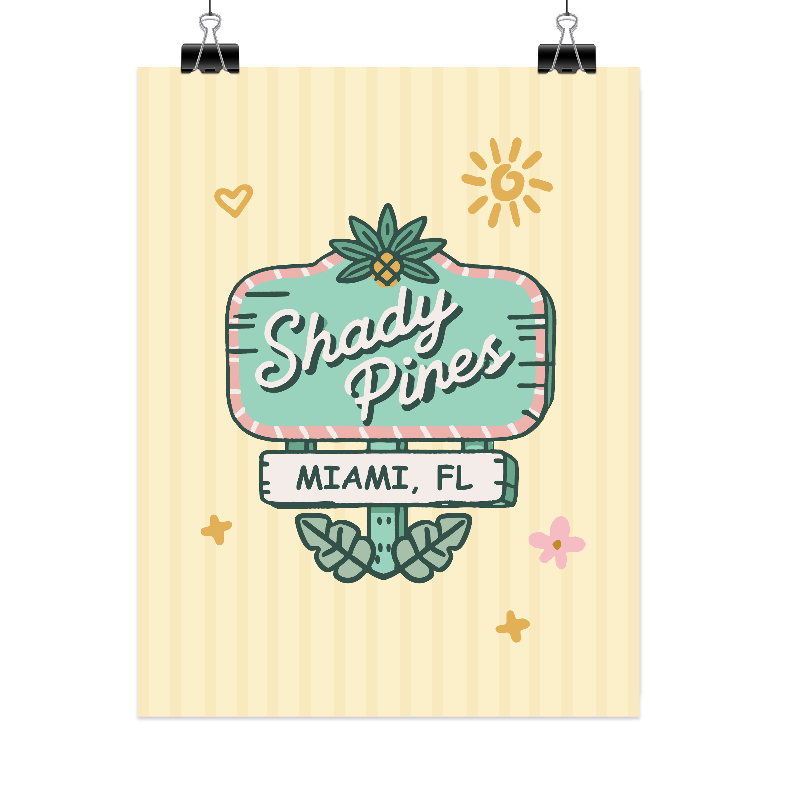 Shady Pines - Art Print