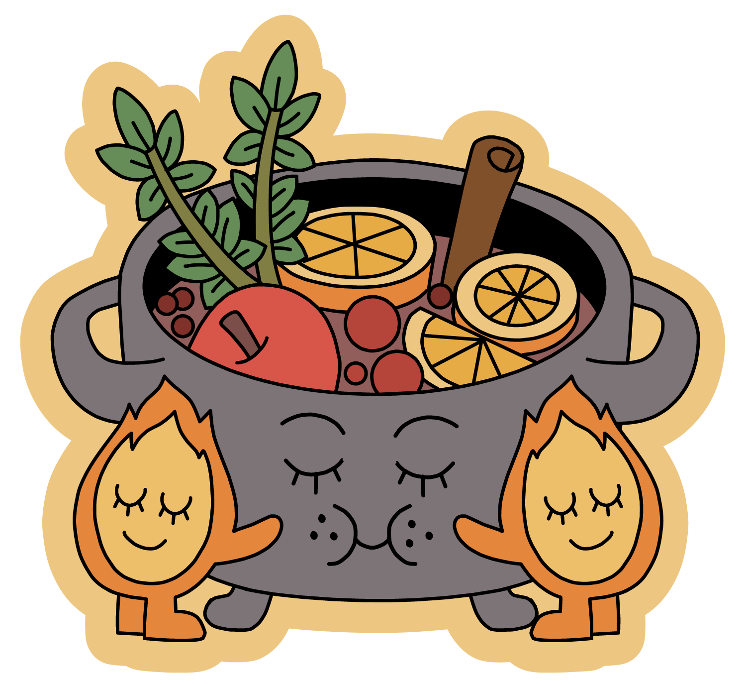 Simmer Pot Vinyl Sticker