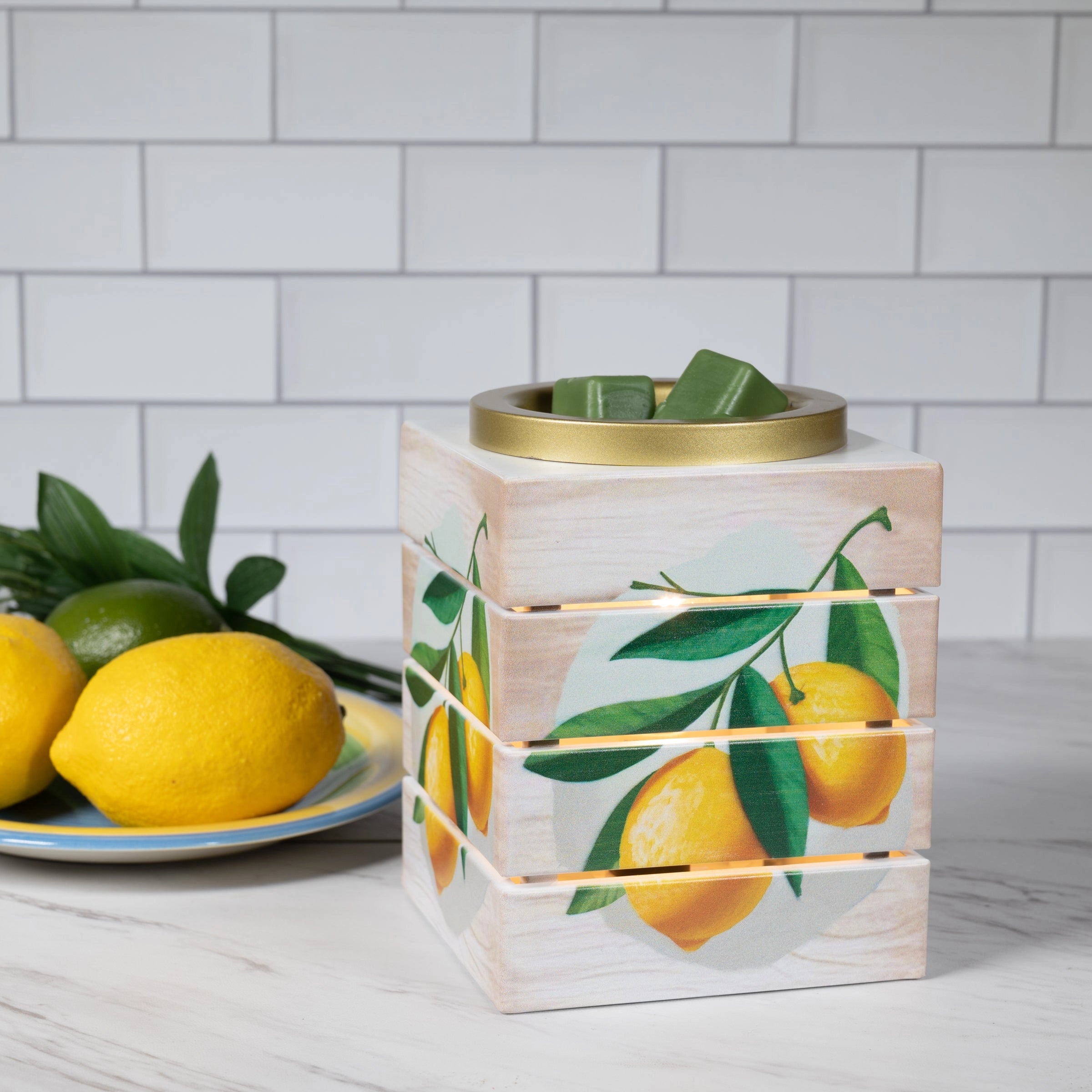 Lemon Crate Electric Wax Warmer with Bulb