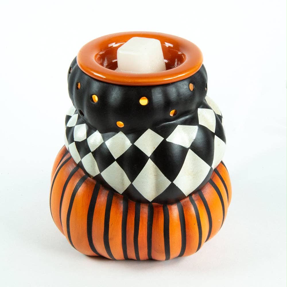 Stacked Pumpkins Electric Wax Warmer with Bulb