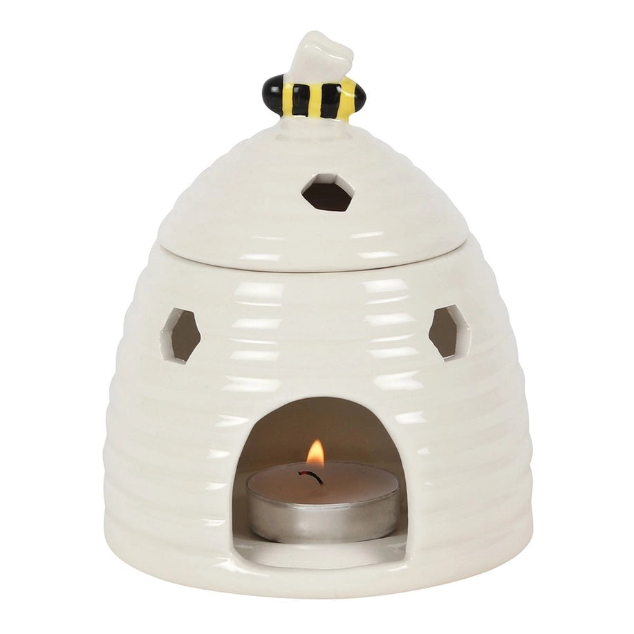 White Beehive Wax Warmer