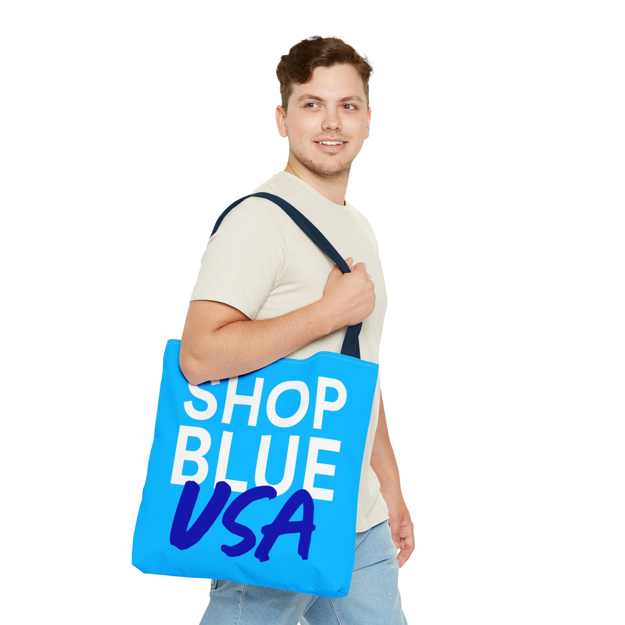 Shop Blue USA Tote Bag