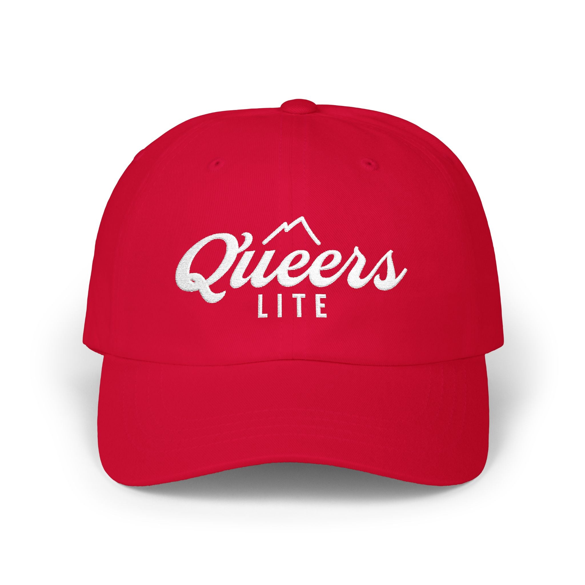 Queers Lite Embroidered Dad Cap — LGBTQ Pride Baseball Hat