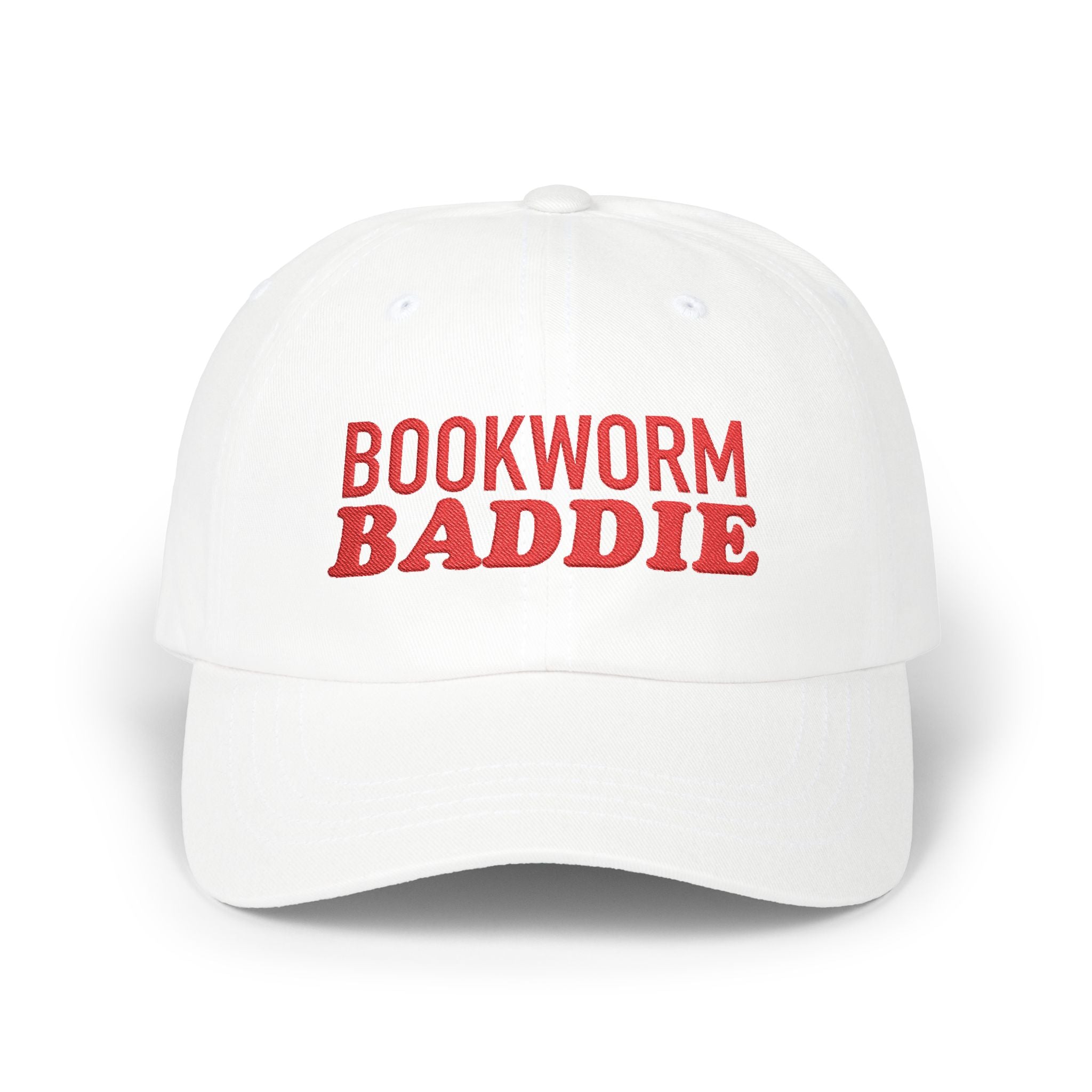 Bookworm Baddie — Embroidered Baseball Hat