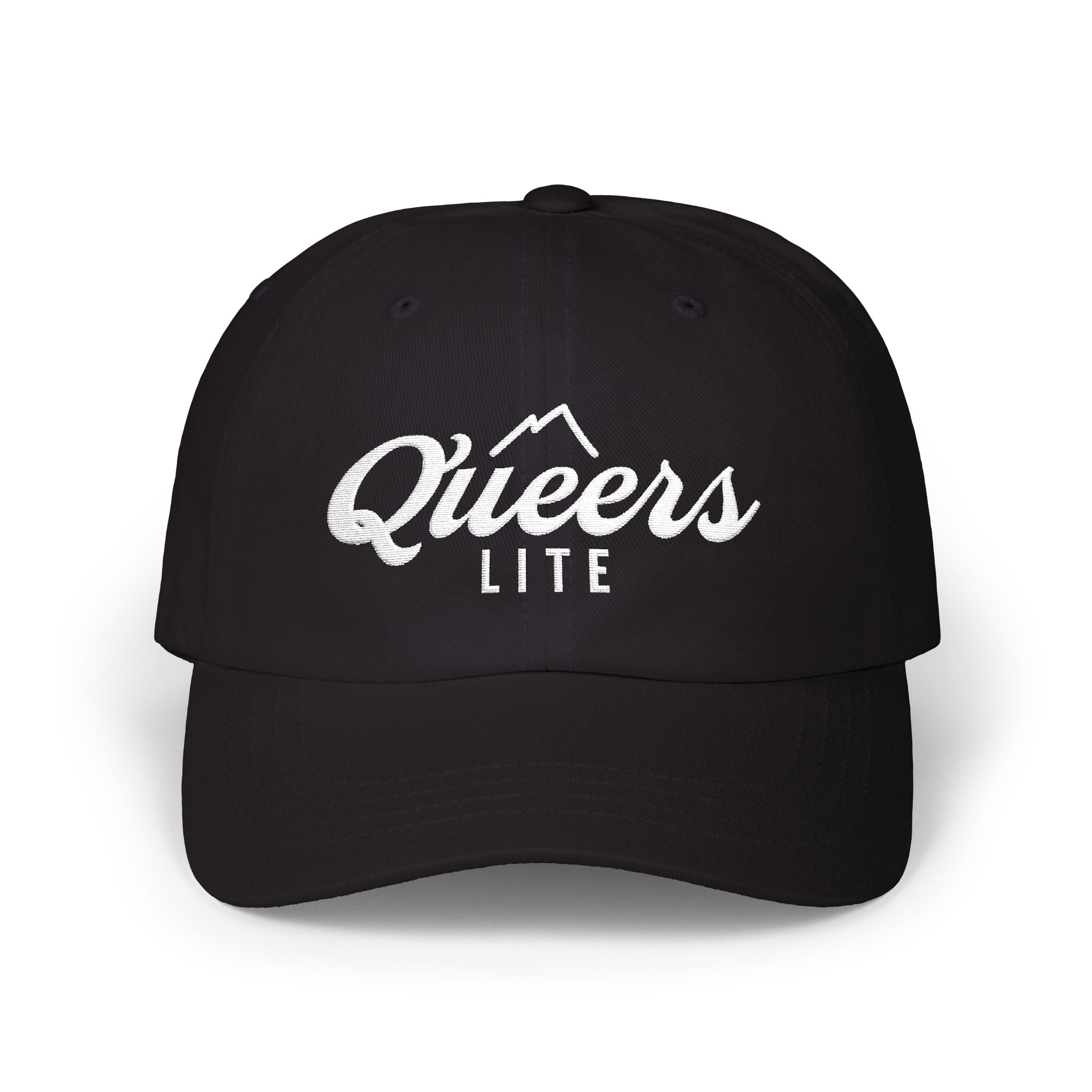 Queers Lite Embroidered Dad Cap — LGBTQ Pride Baseball Hat