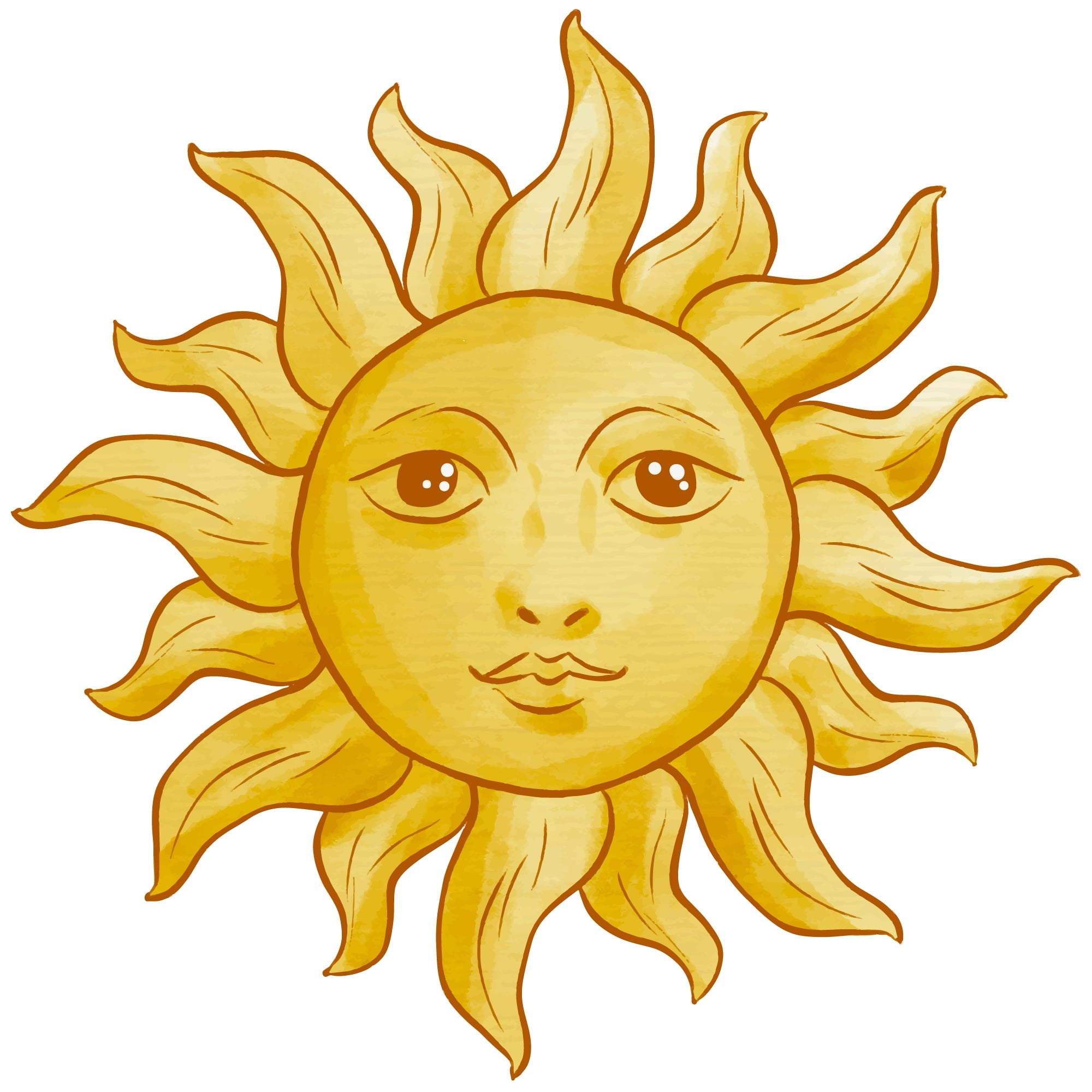 Sun Vinyl Sticker