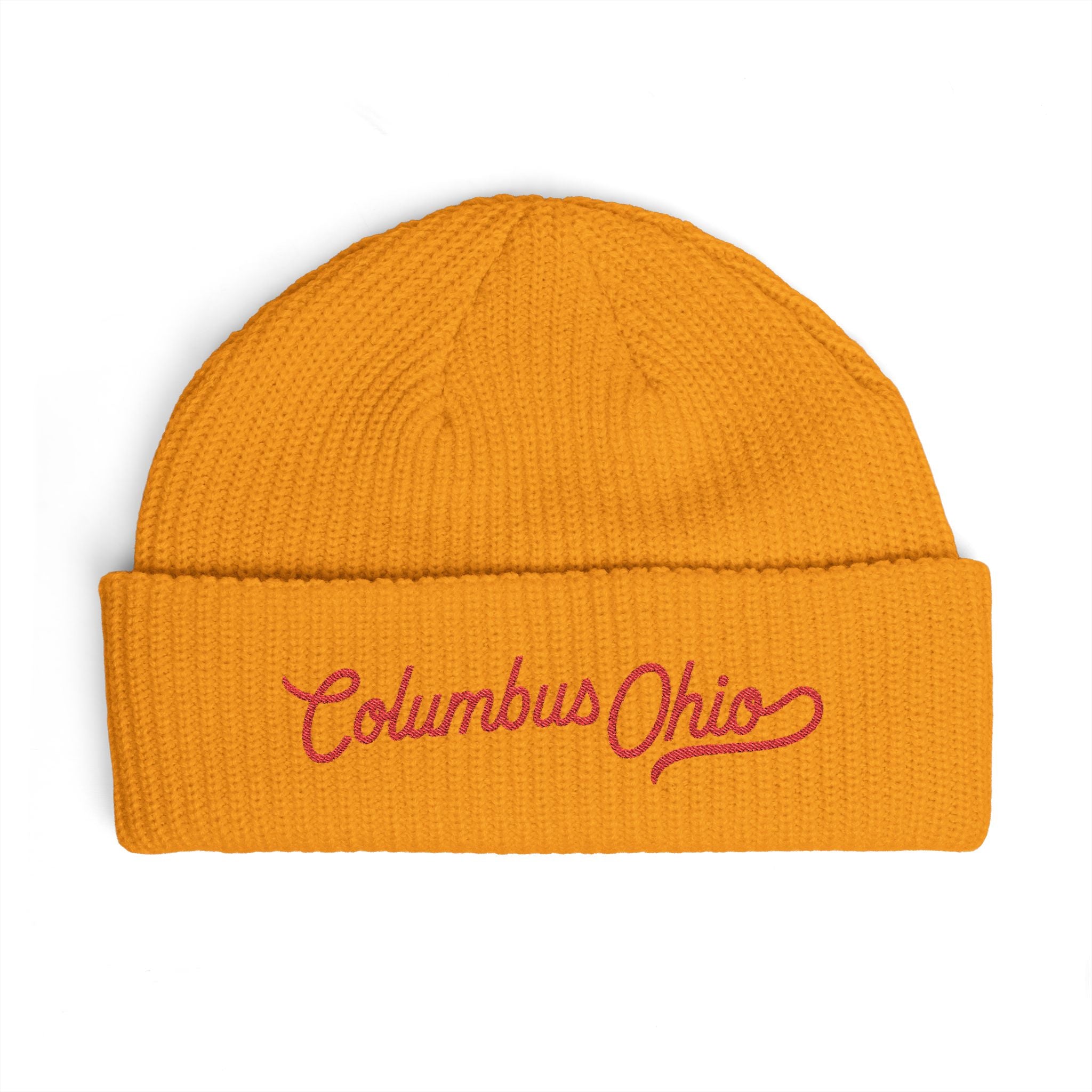 Columbus Ohio Cuff Beanie - Embroidered Winter Hat