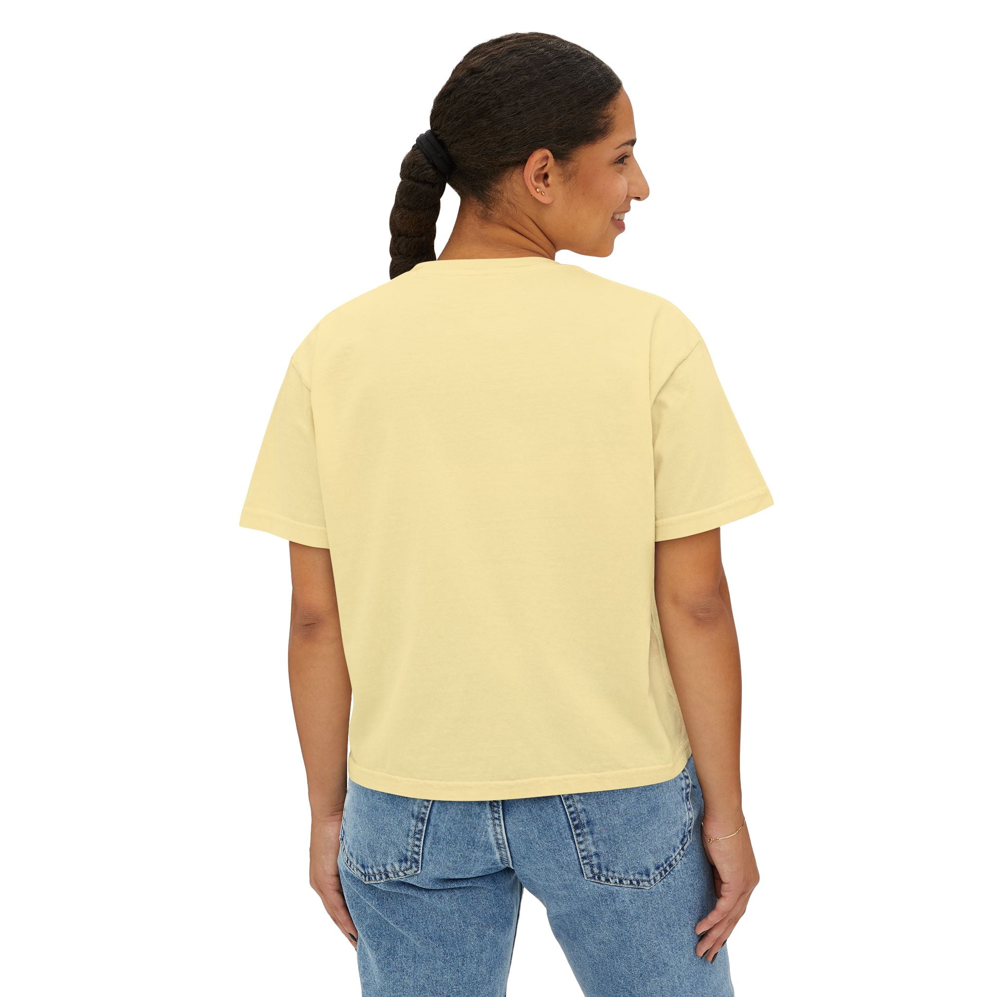 Columbus Ohio Butter Boxy Tee — Comfort Colors