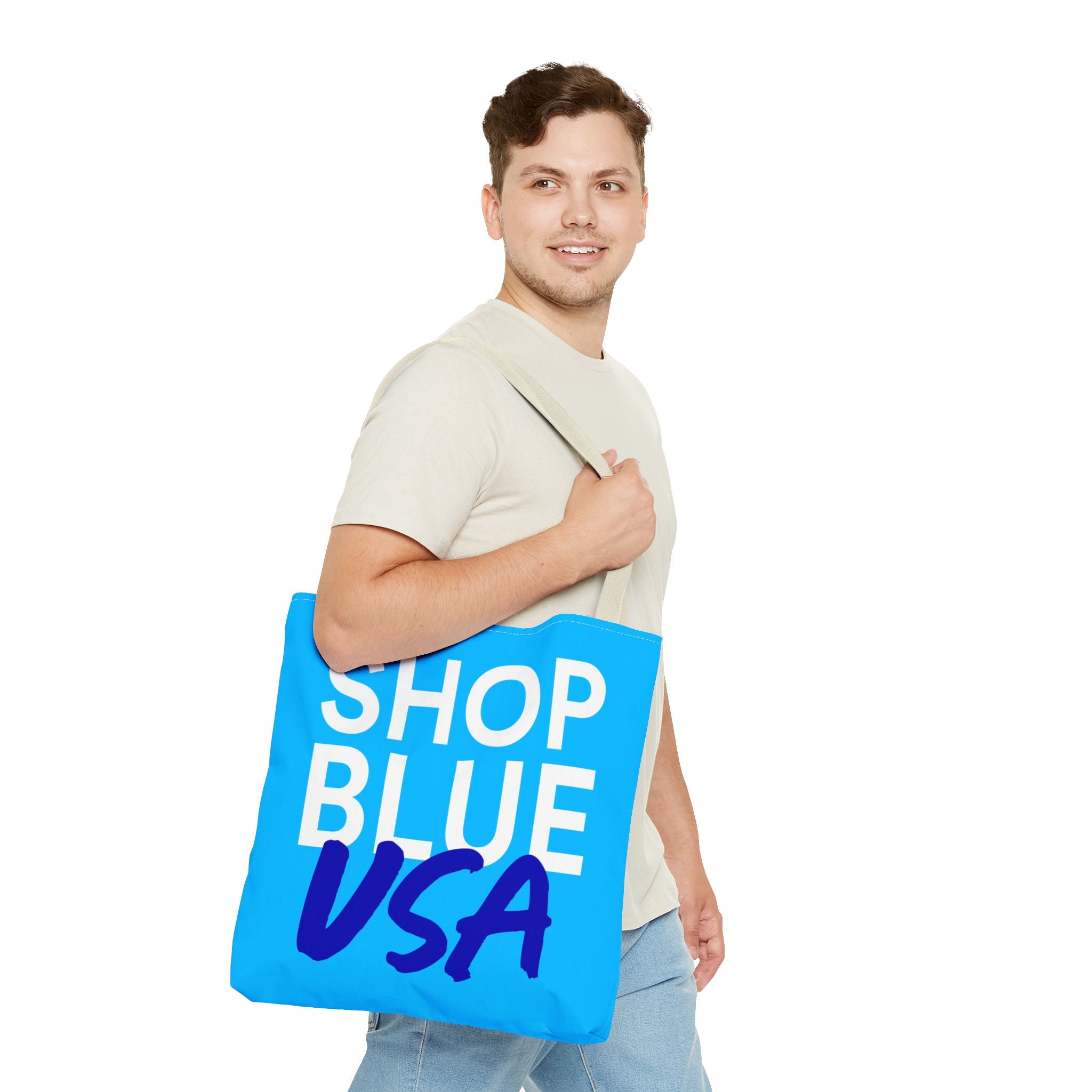 Shop Blue USA Tote Bag