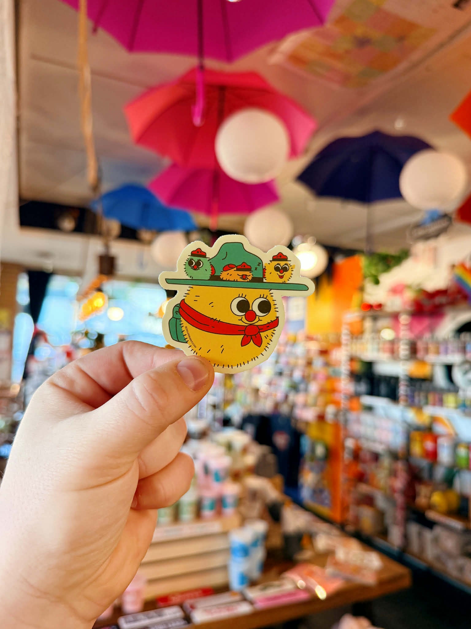 Puff the Bewilder Scout Vinyl Sticker