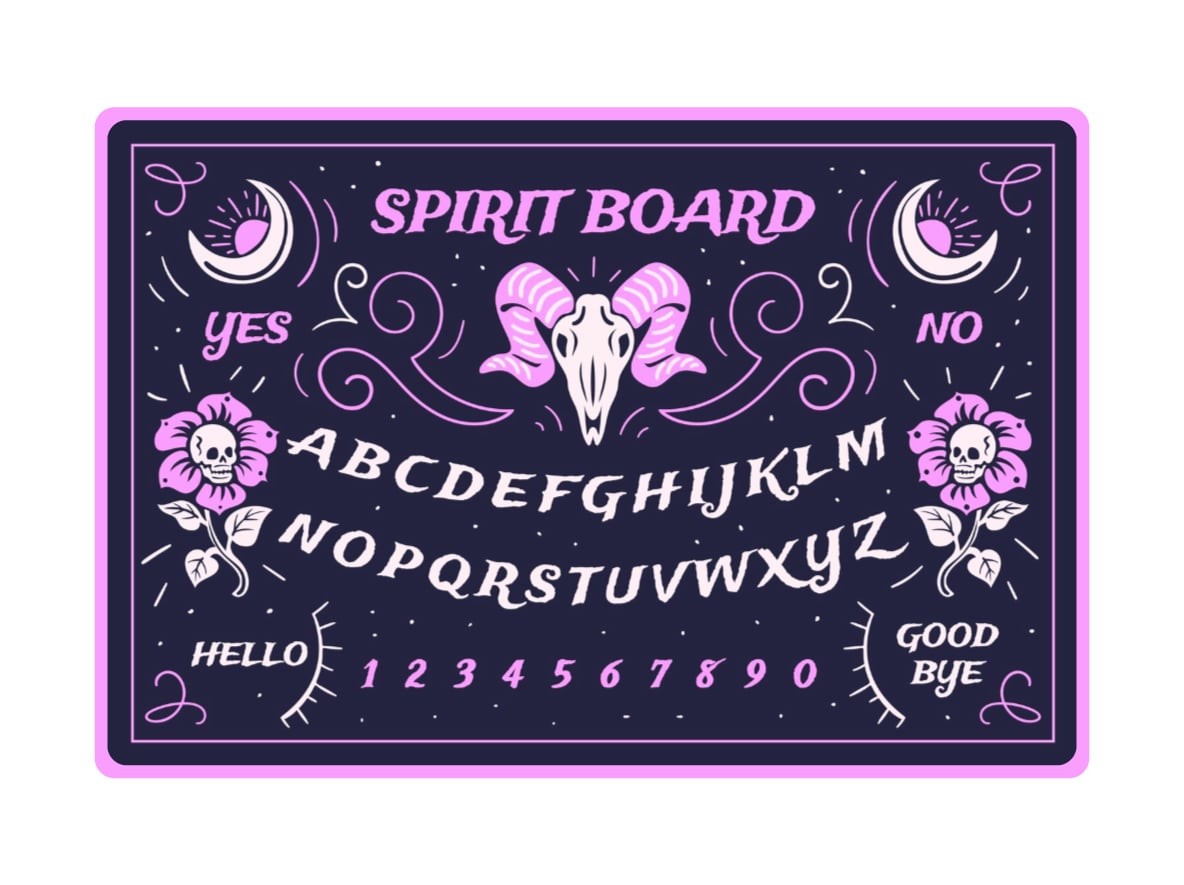 Spirit Board Vinyl Sticker