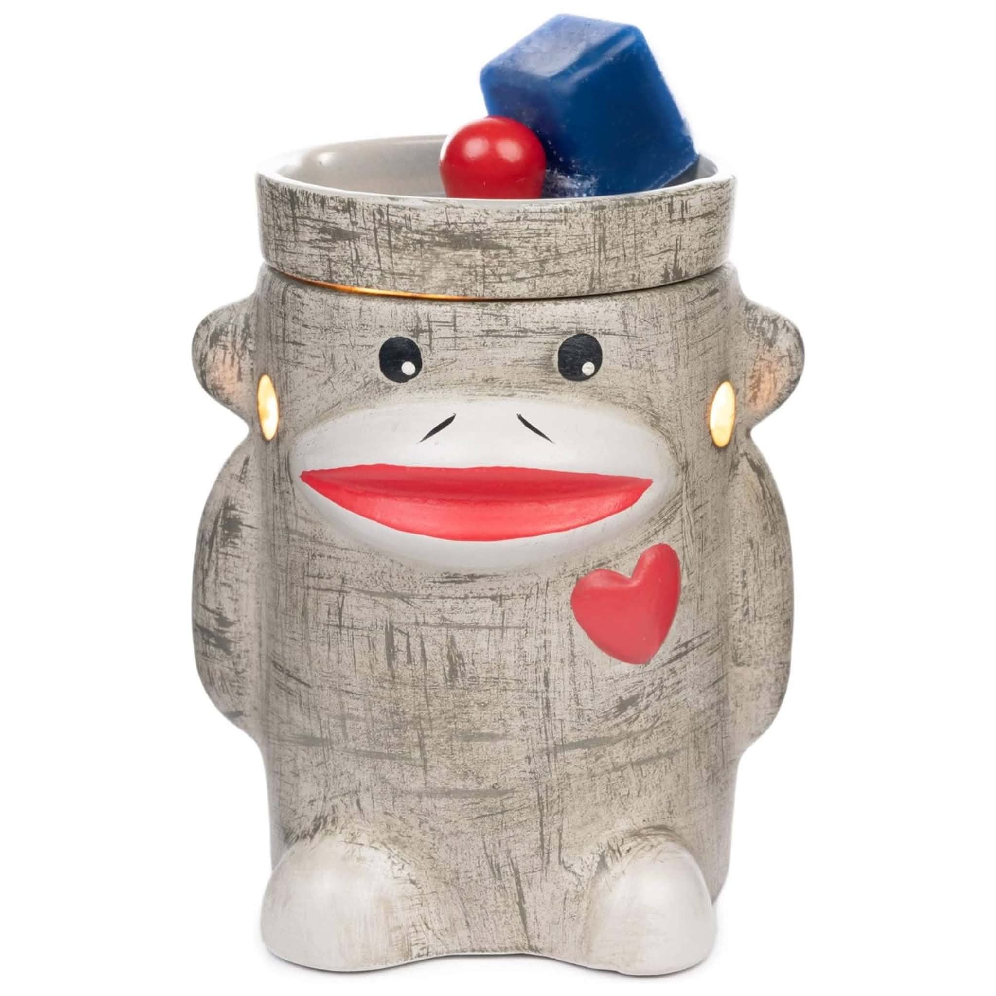 Sock Monkey Electric Wax Warmer with Bulb