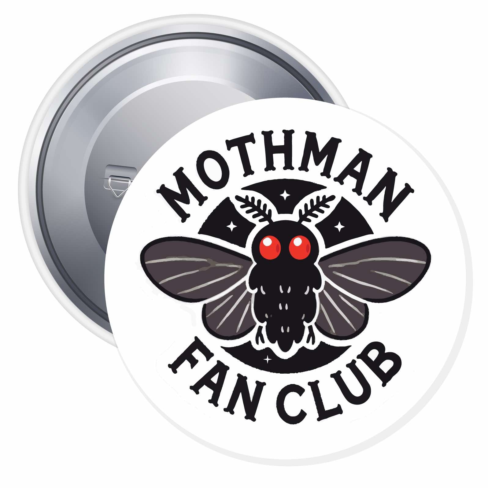 Mothman Fan Club Pinback Button