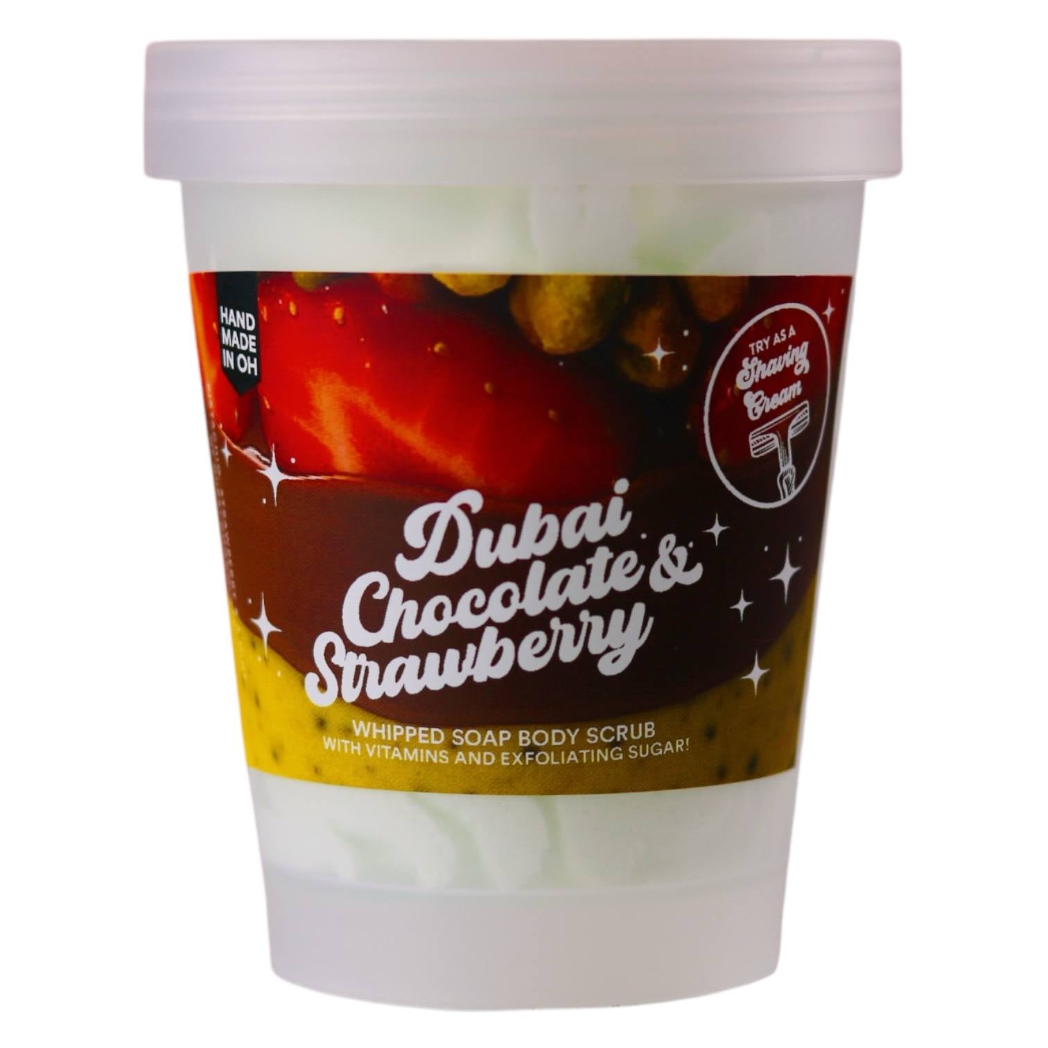 Dubai Chocolate & Strawberry Bath Frosting