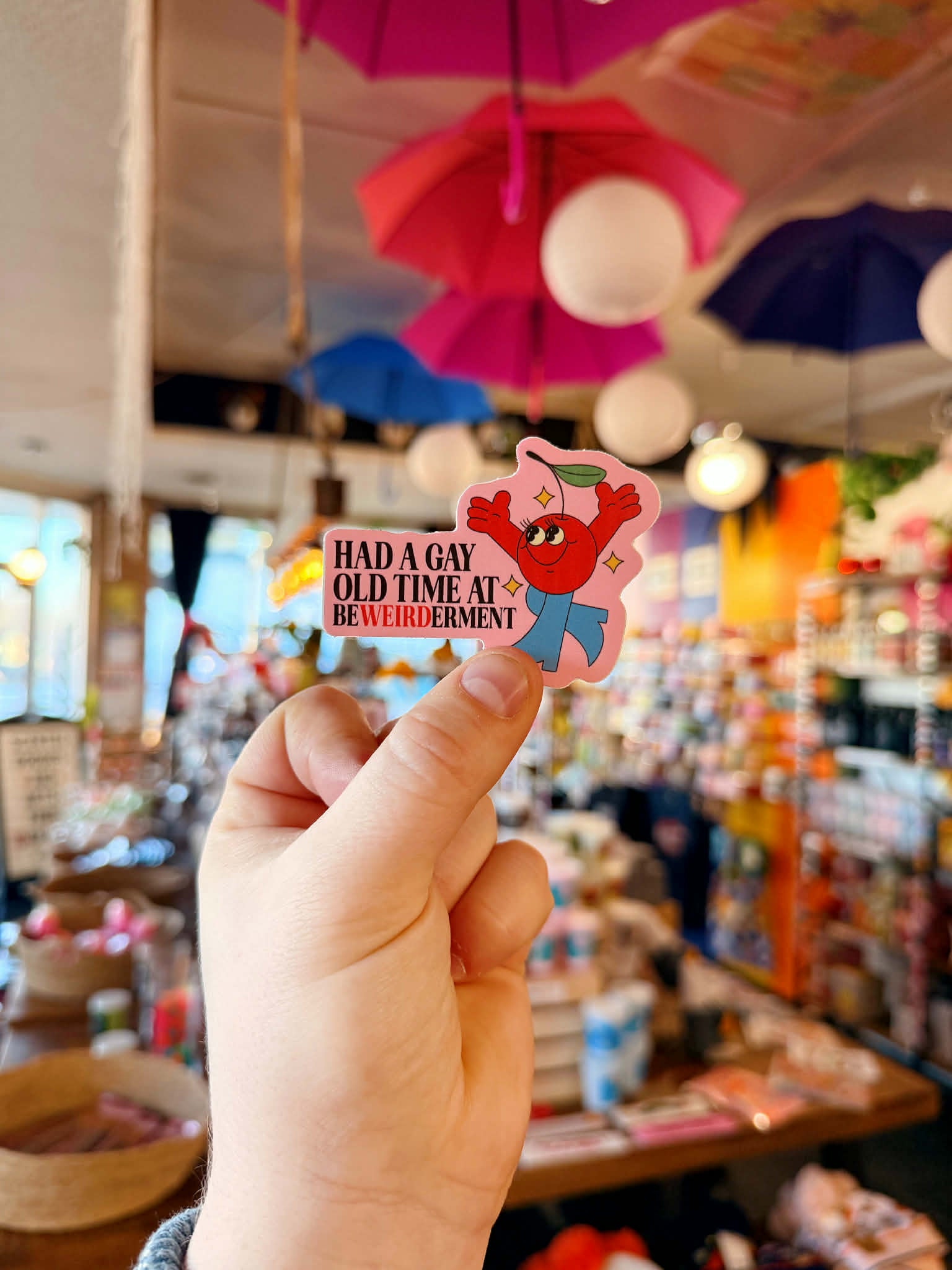 Had a Gay Old Time at Beweirderment Vinyl Sticker