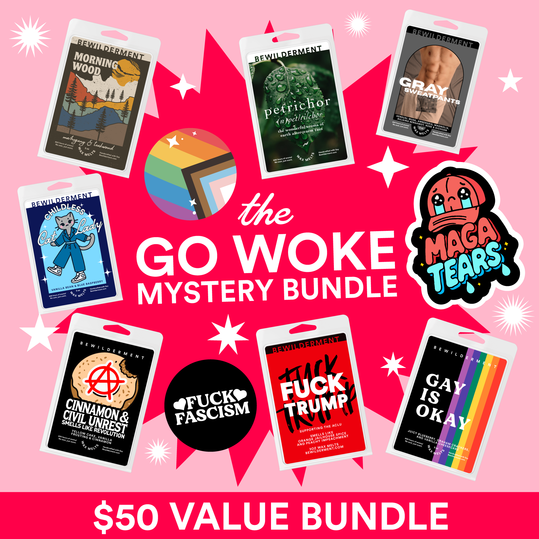 Go Woke Mystery Bundle - $50+ Value