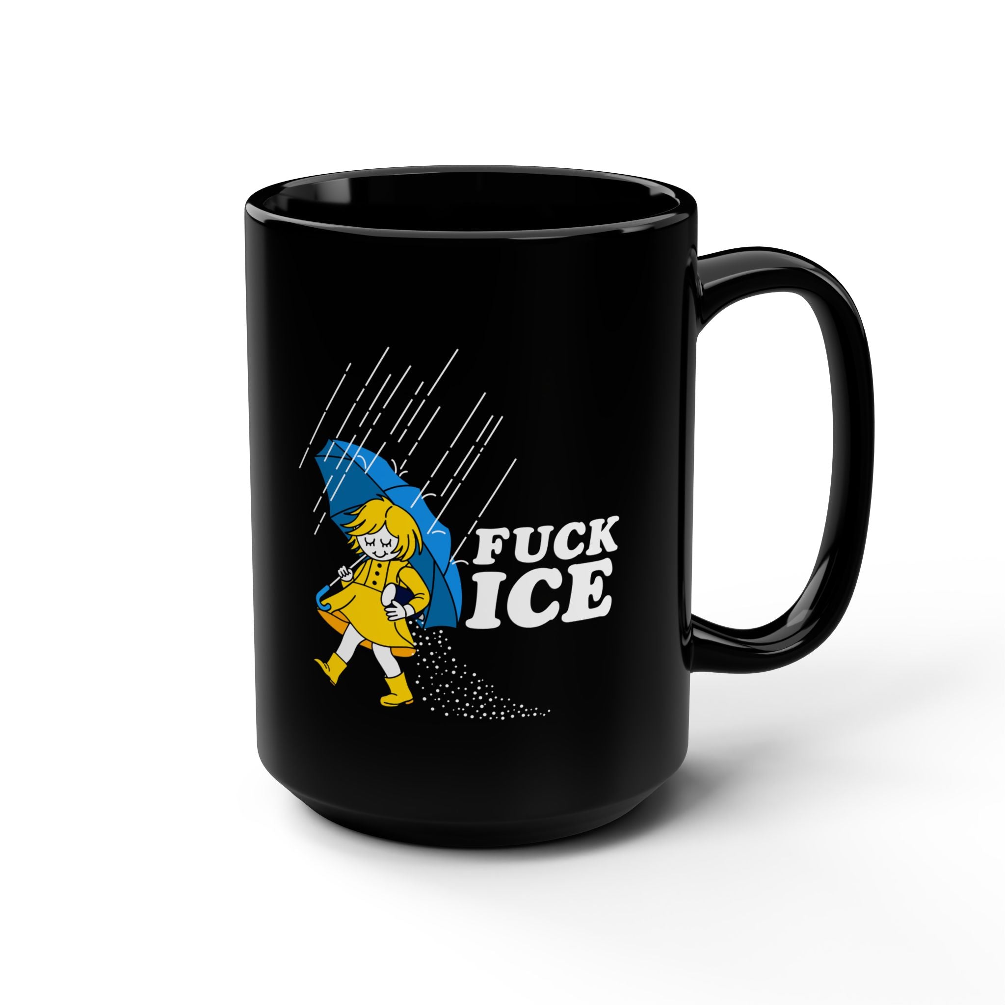 Salt Girl 15oz Black Mug