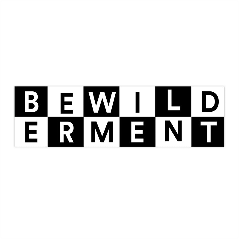 Bewilderment Network Bumper Sticker