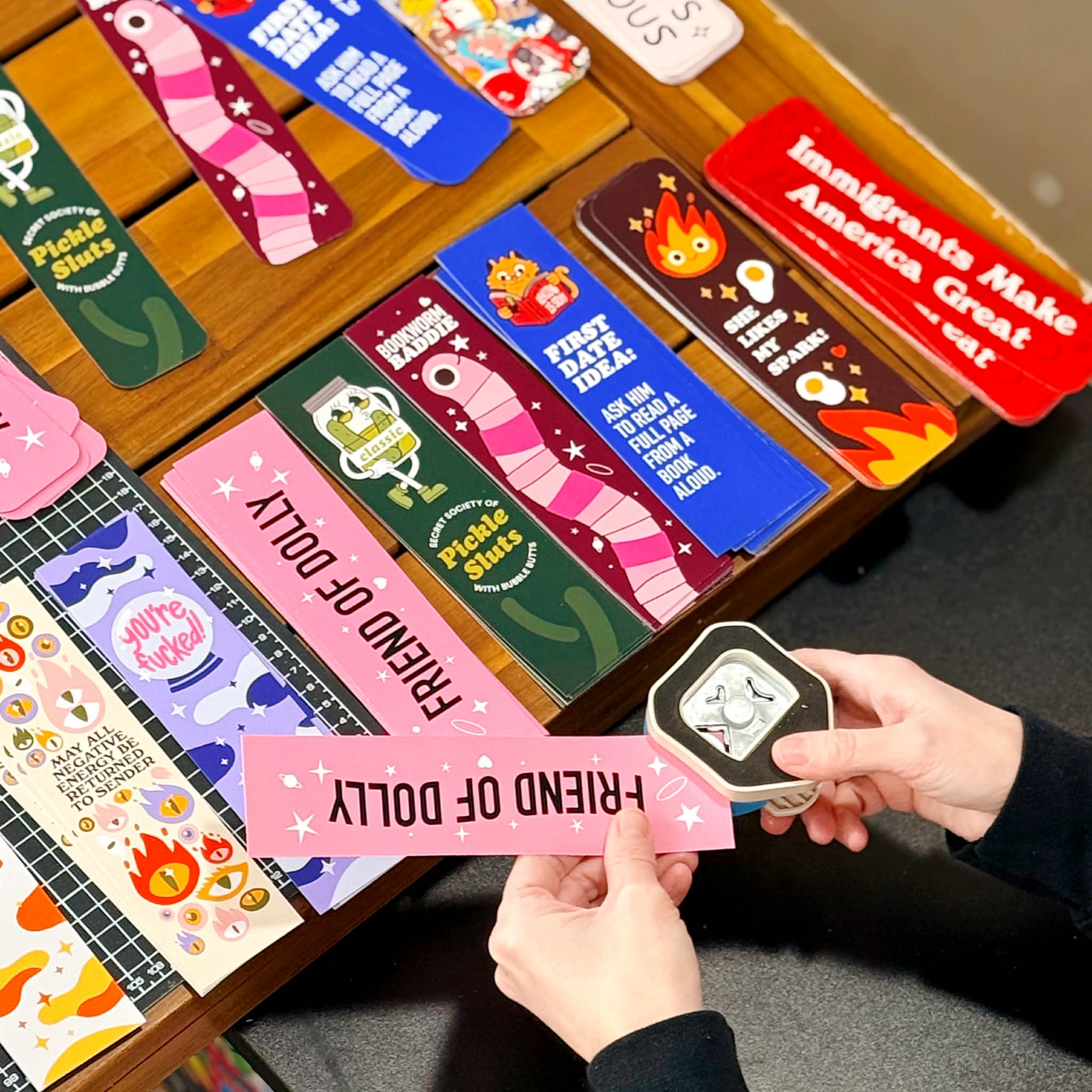 Eat the Rich Bookmark