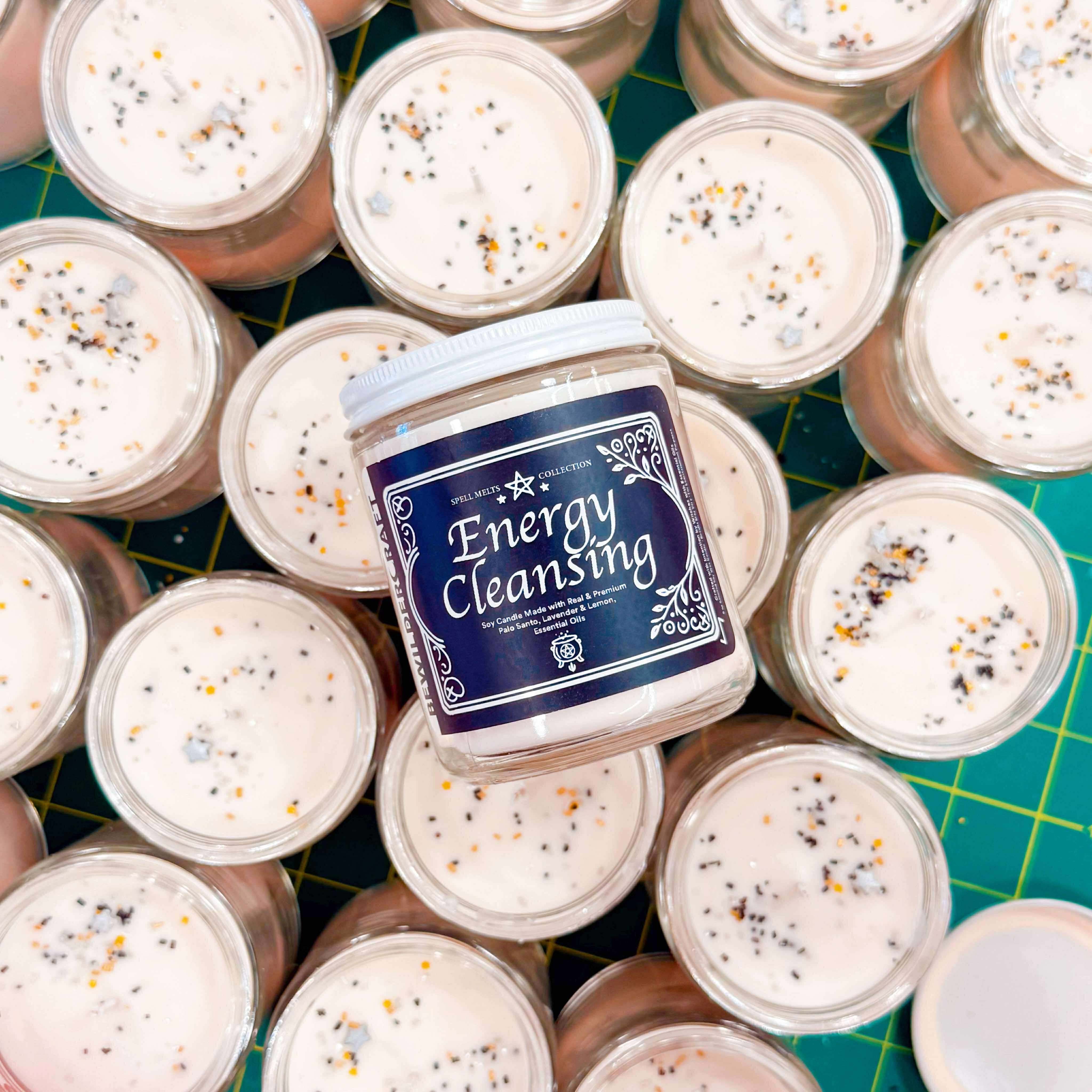 Energy Cleansing - 8 oz Glass Candle