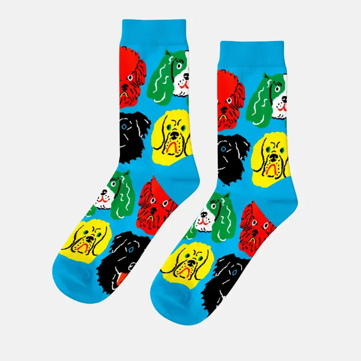 Kristina Micotti Dogs - Crew Socks
