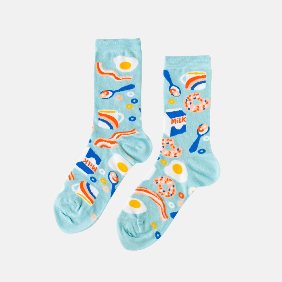 Breakfast - Crew Socks