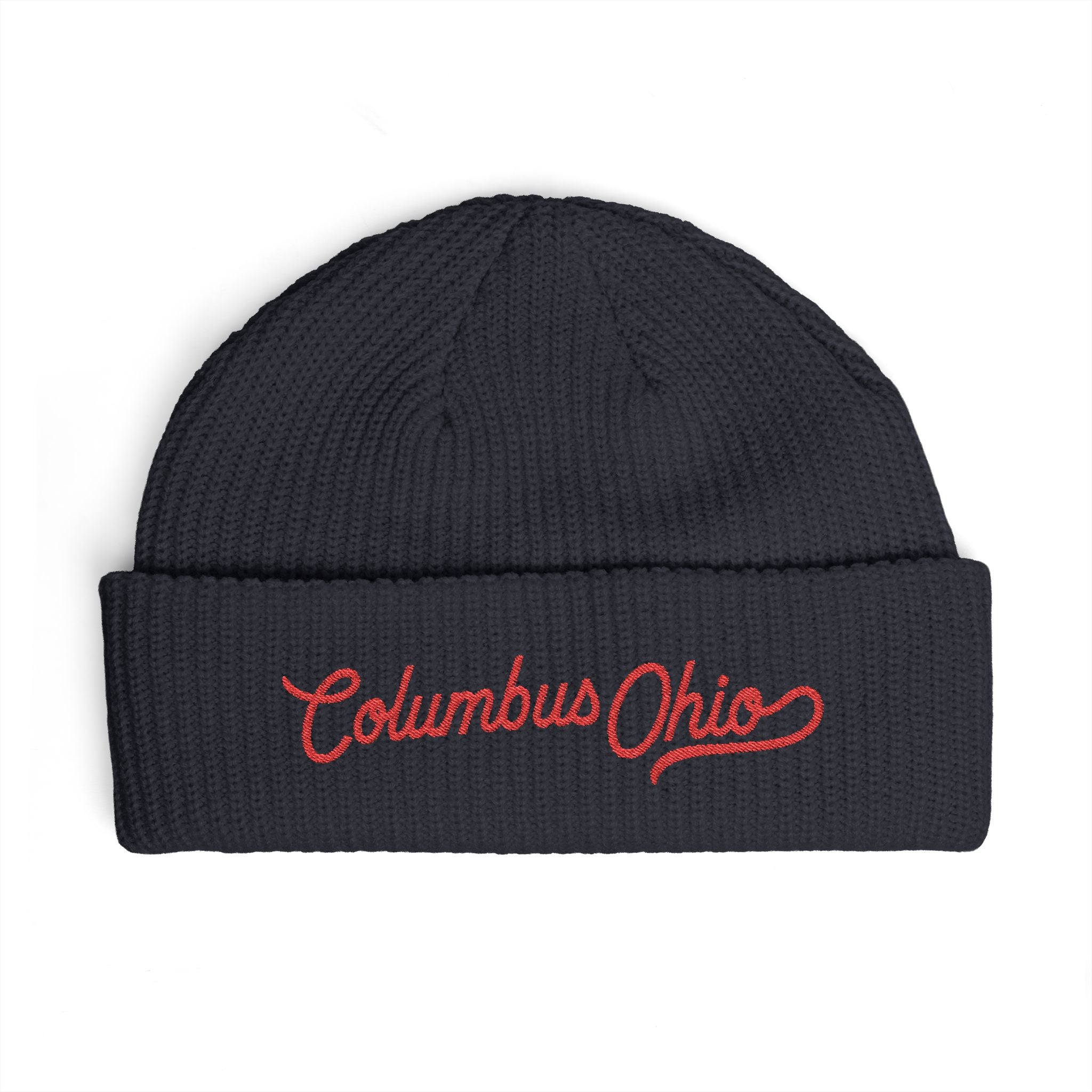 Columbus Ohio Cuff Beanie - Embroidered Winter Hat
