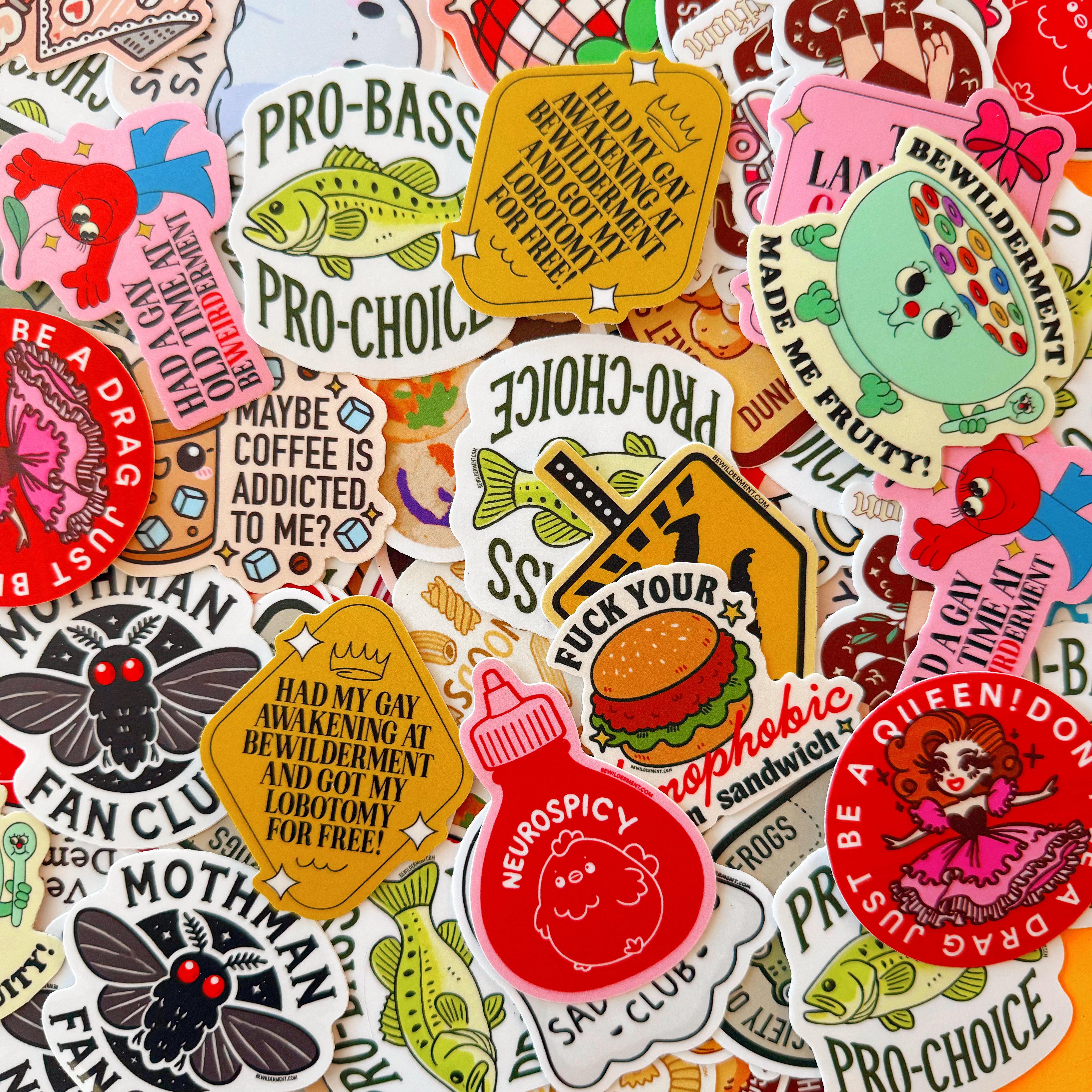 Sticker Mystery Scoop — 12 stickers