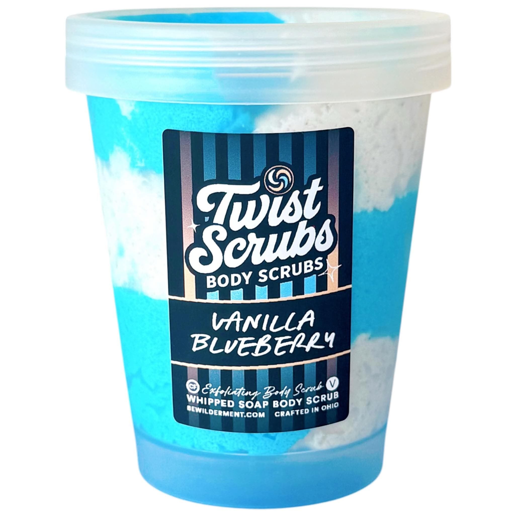 Vanilla + Blueberry Twist Scrub