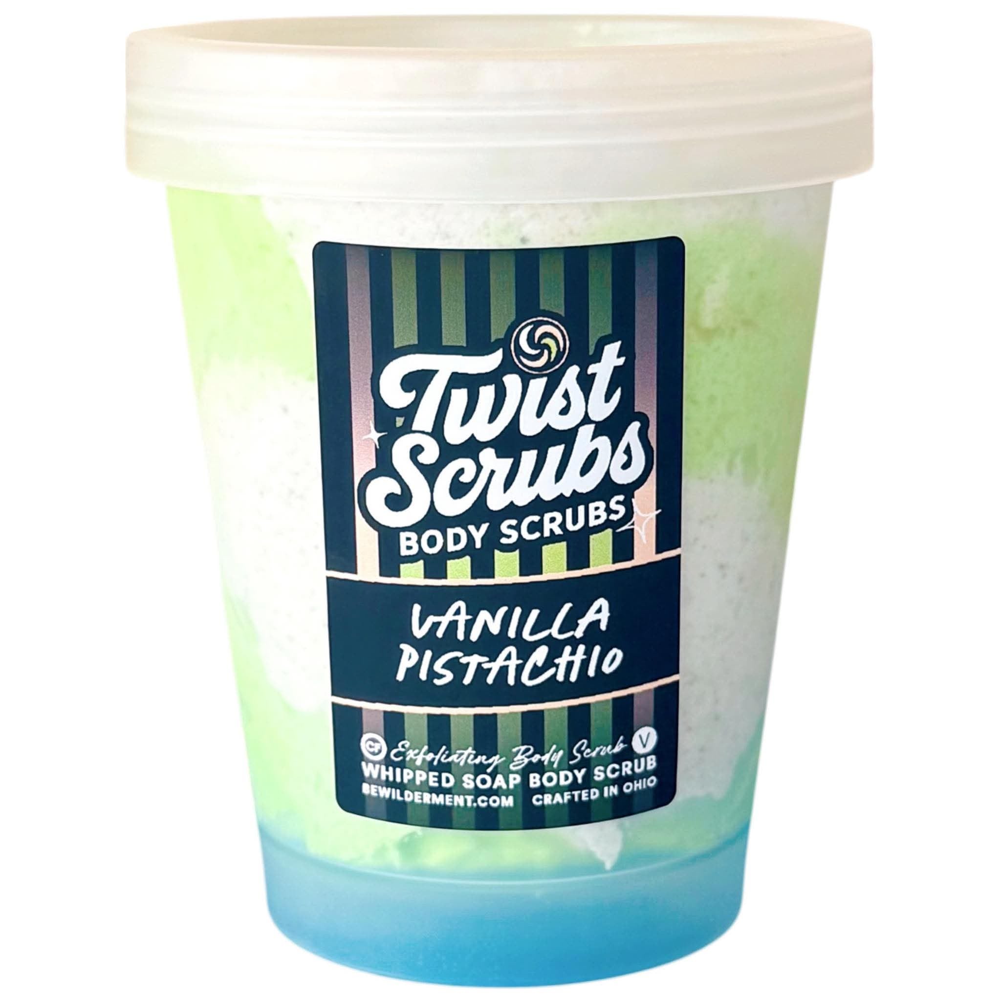 Vanilla + Pistachio Twist Scrub
