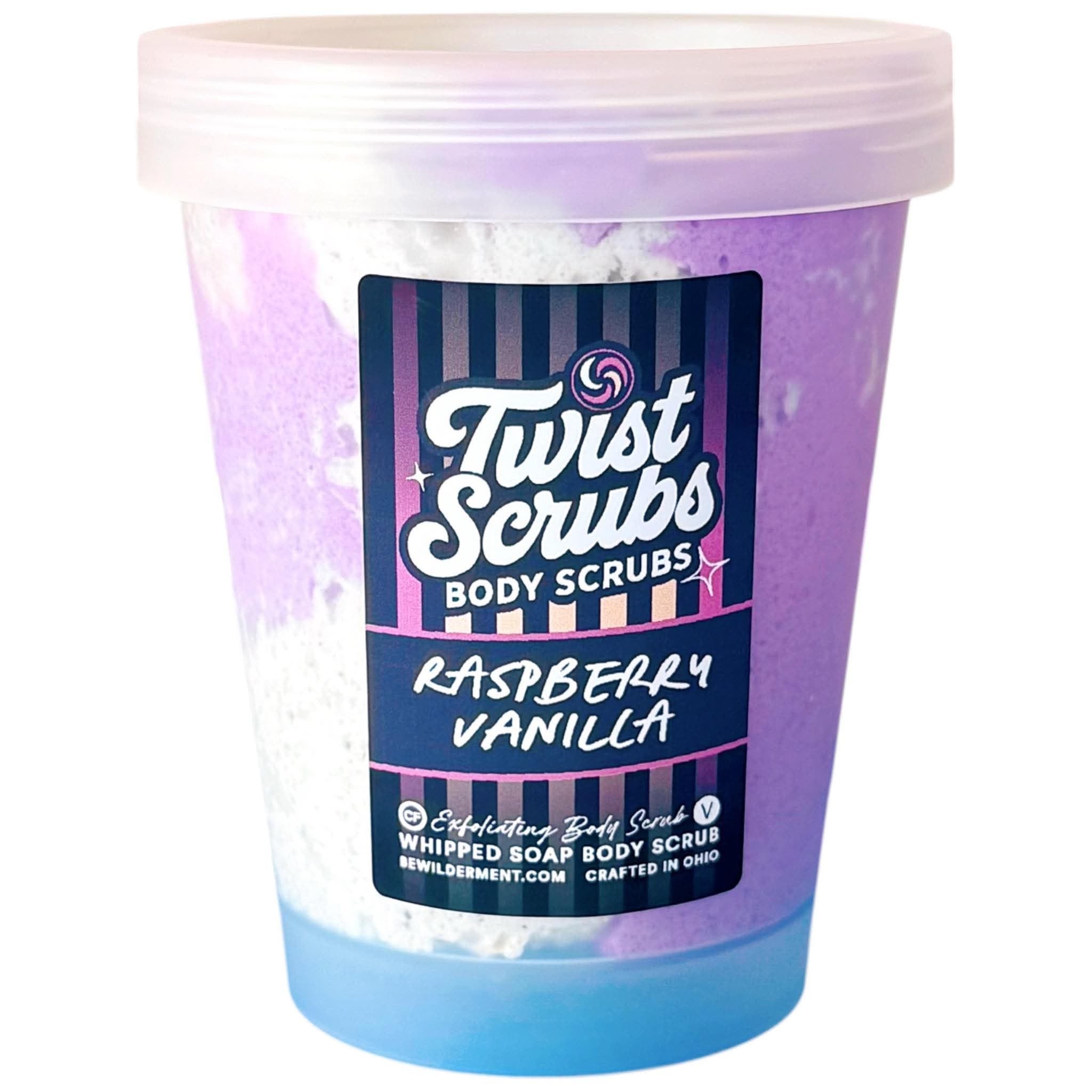 Raspberry + Vanilla Twist Scrub