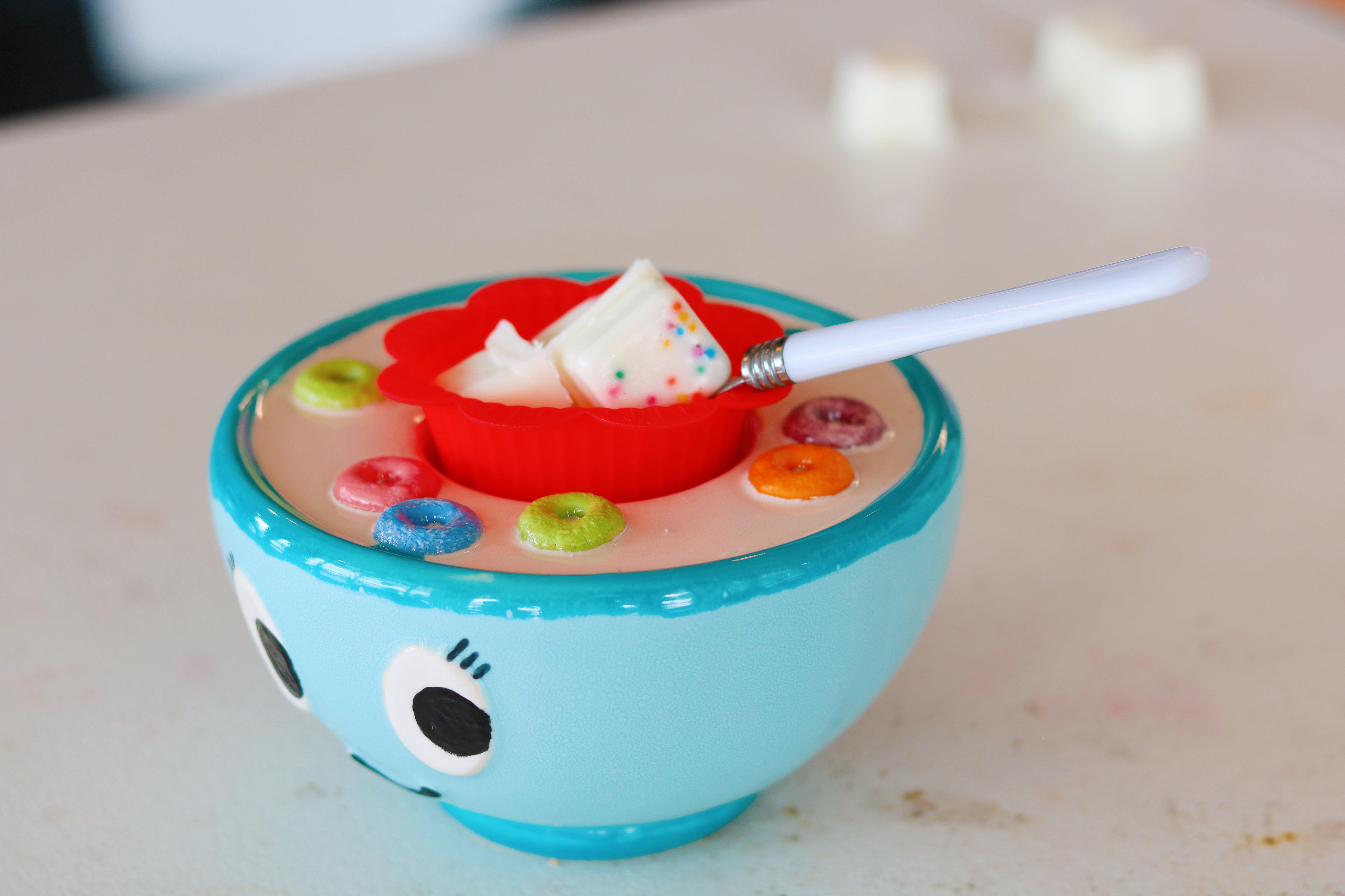Frootie Loopers Tealight Warmer — by Disco Dirt Studios
