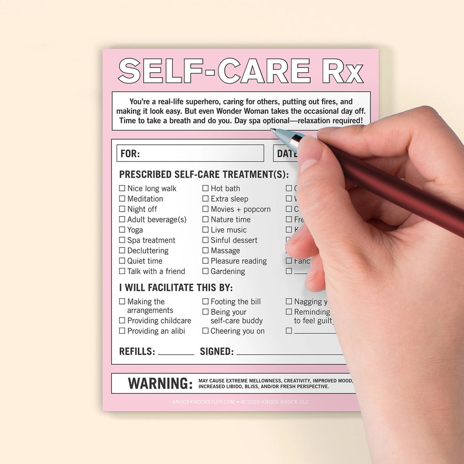 Self-Care Rx - Notepad