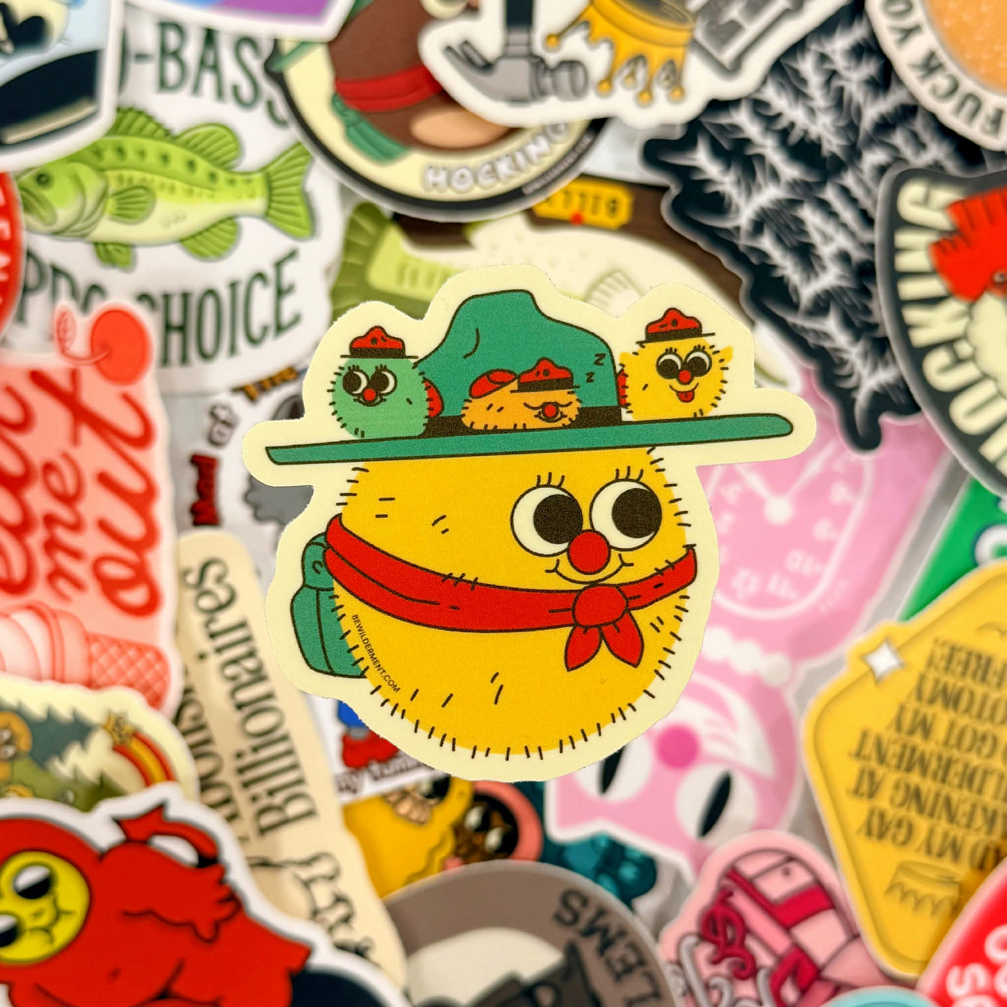 Puff the Bewilder Scout Vinyl Sticker