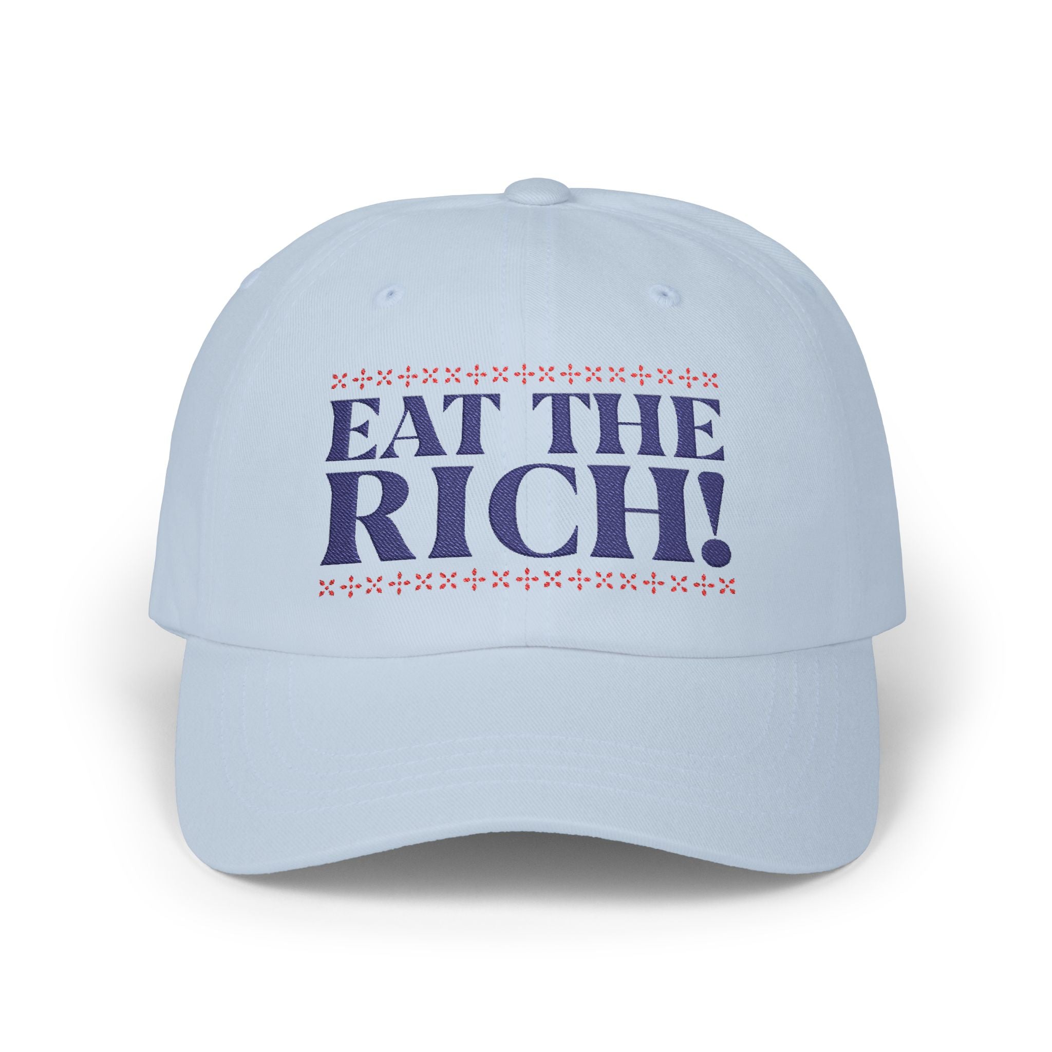 Eat The Rich Dad Cap — Vintage Protest Baseball Hat