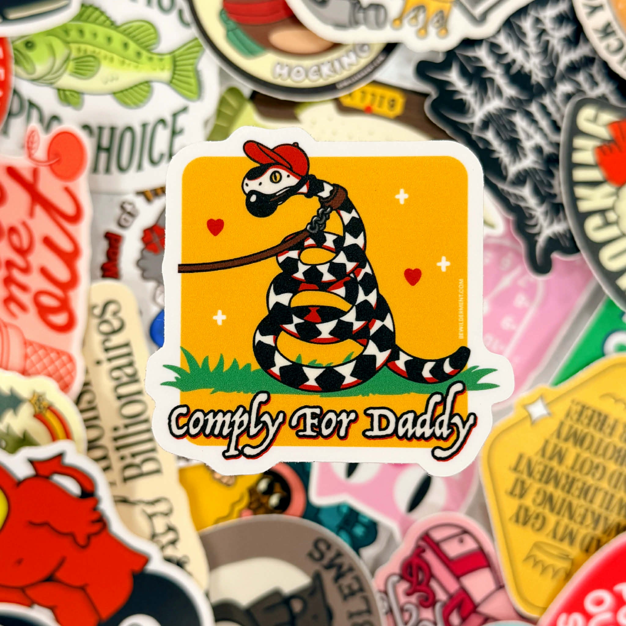 Comply For Daddy Vinyl Sticker