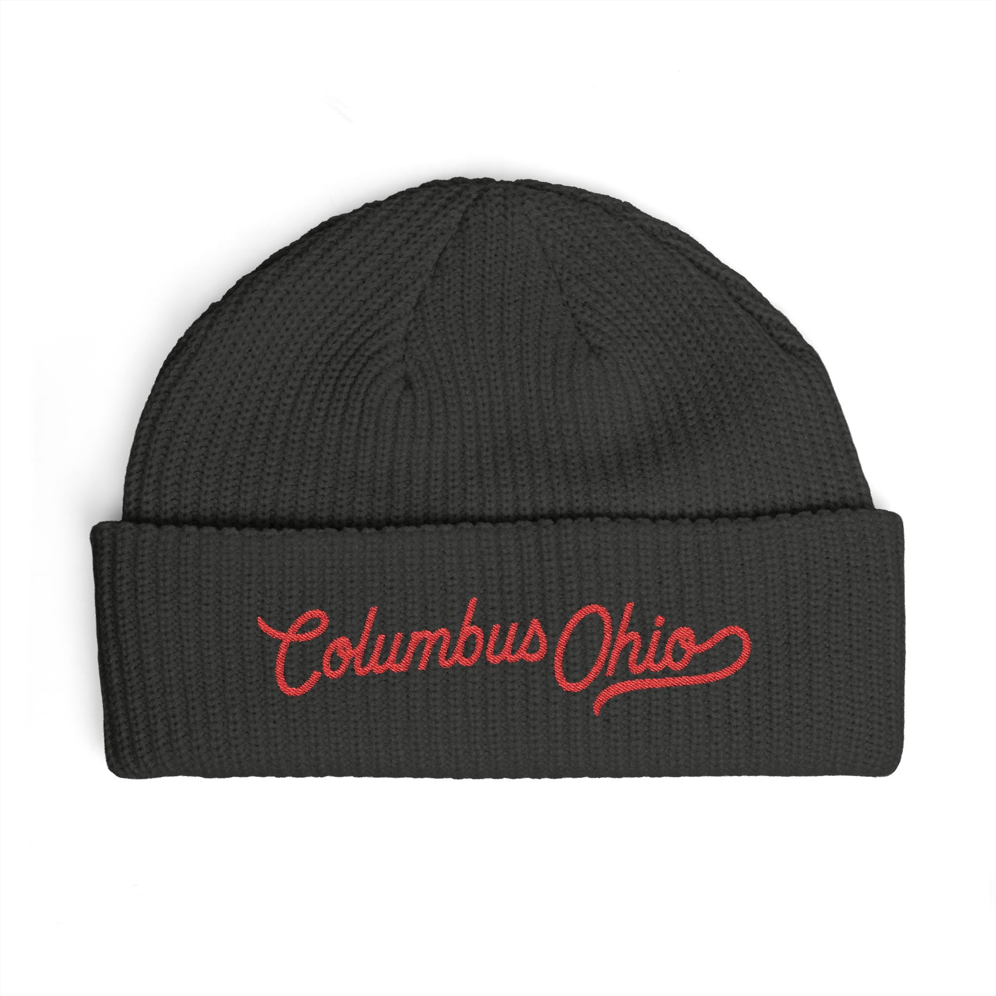 Columbus Ohio Cuff Beanie - Embroidered Winter Hat