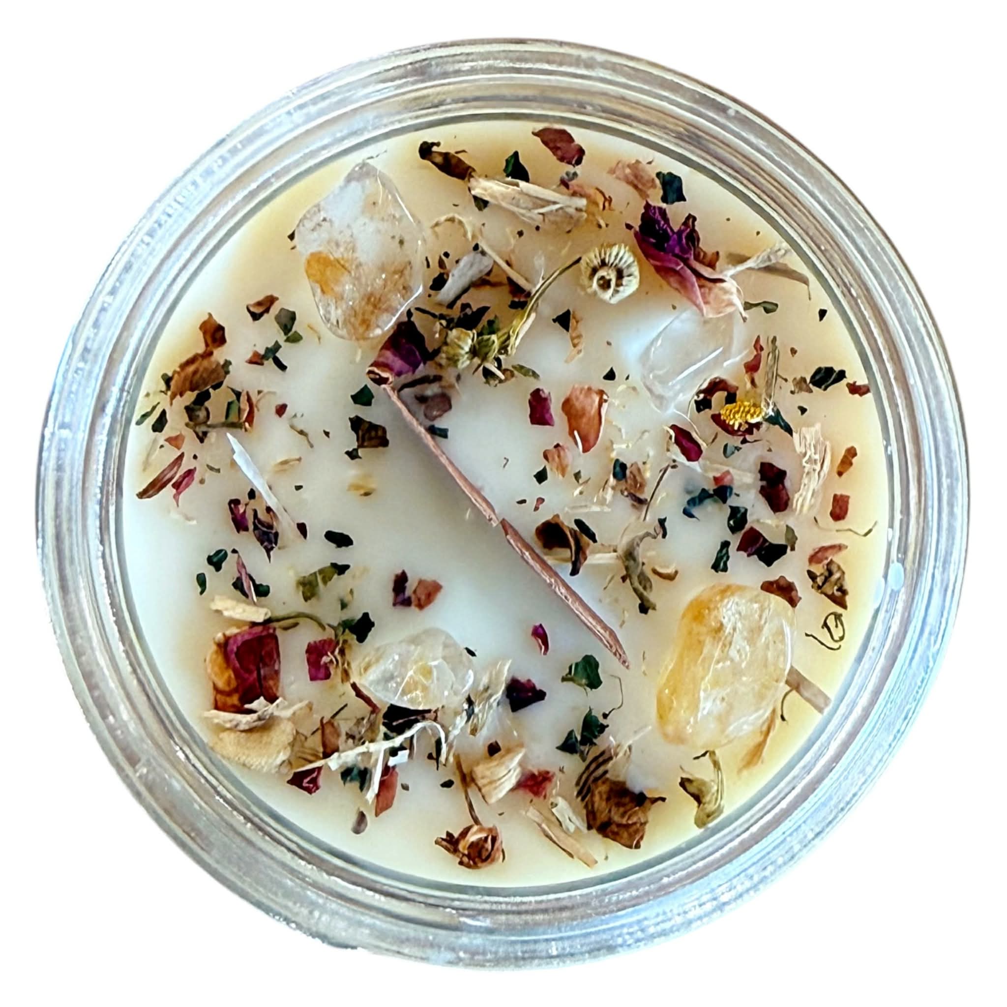 Spell For Spring Solstice - 8 oz Glass Candle - Crackling Wood Wick