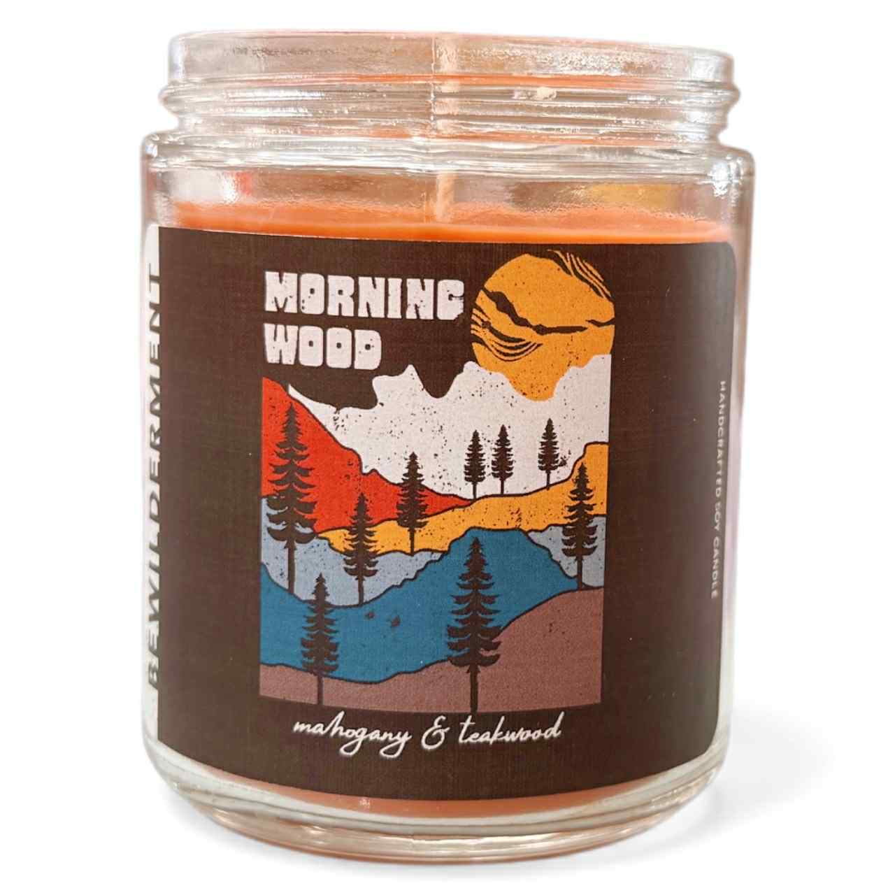 Morning Wood - 8 oz Glass Candle