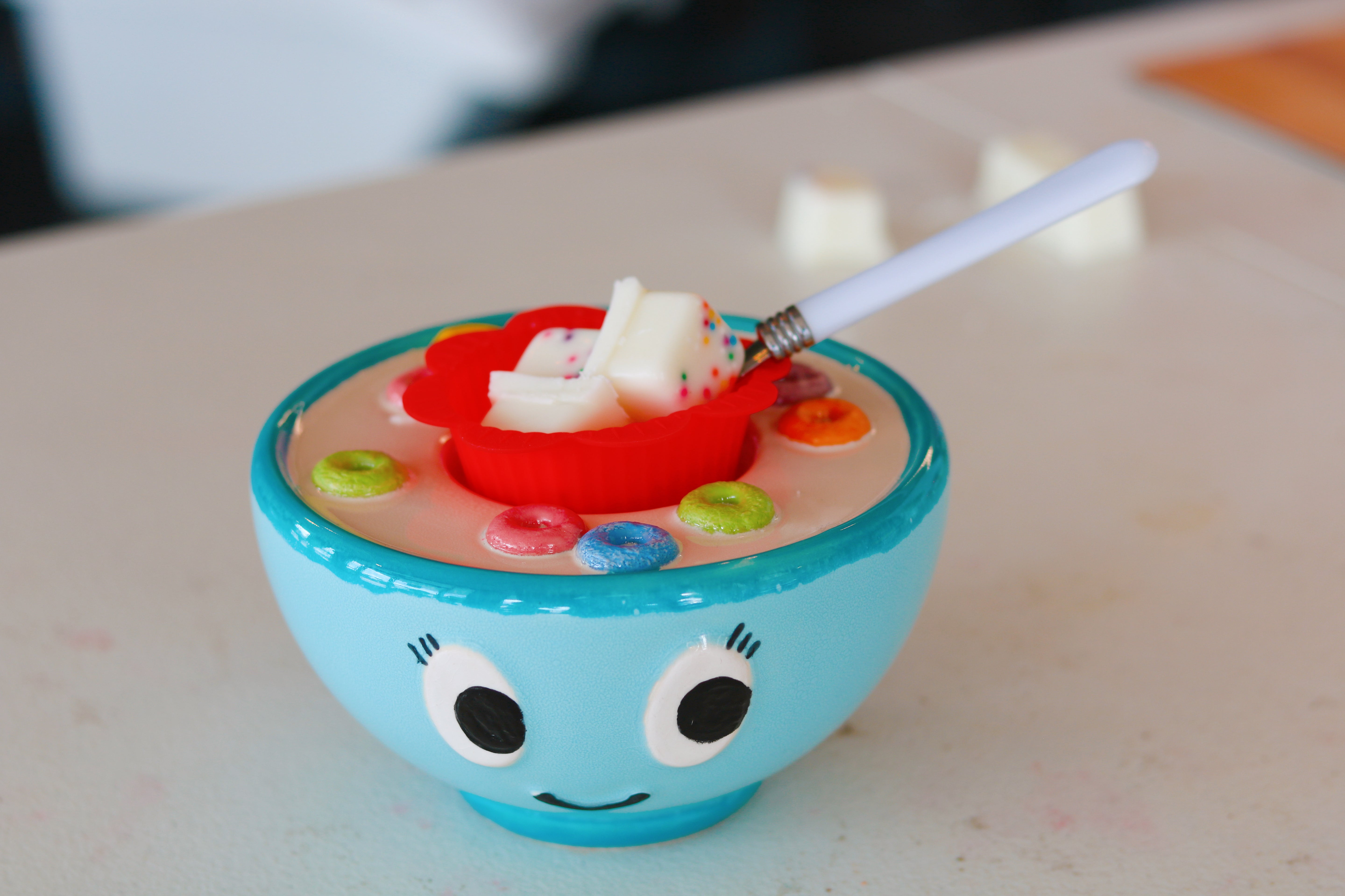 Frootie Loopers Tealight Warmer — by Disco Dirt Studios