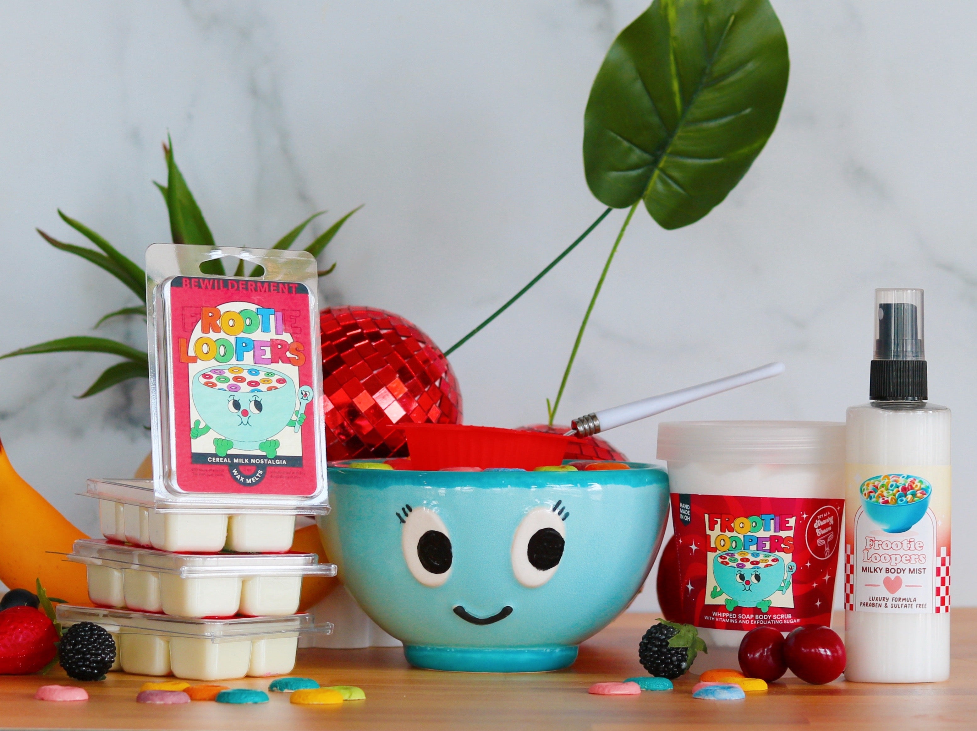 Frootie Loopers Tealight Warmer — by Disco Dirt Studios