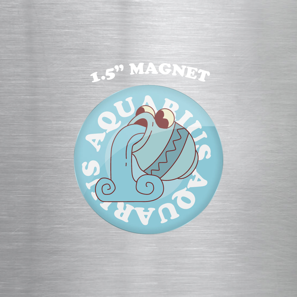 Aquarius Astrology 1.5" Magnet