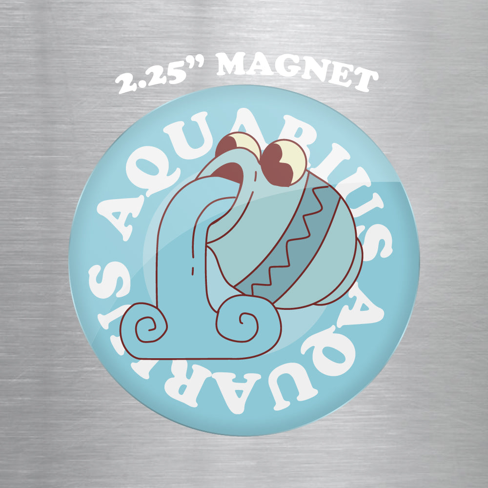 Aquarius Astrology 2.25" Magnet