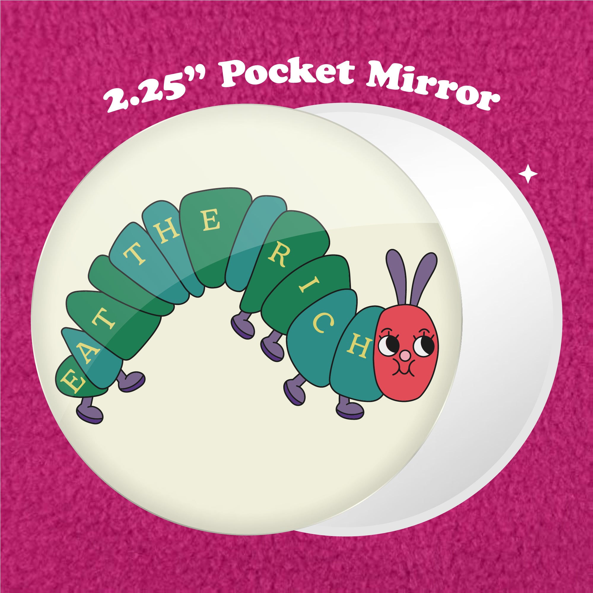 Hungry Caterpillar 2.25" Pocket Mirror