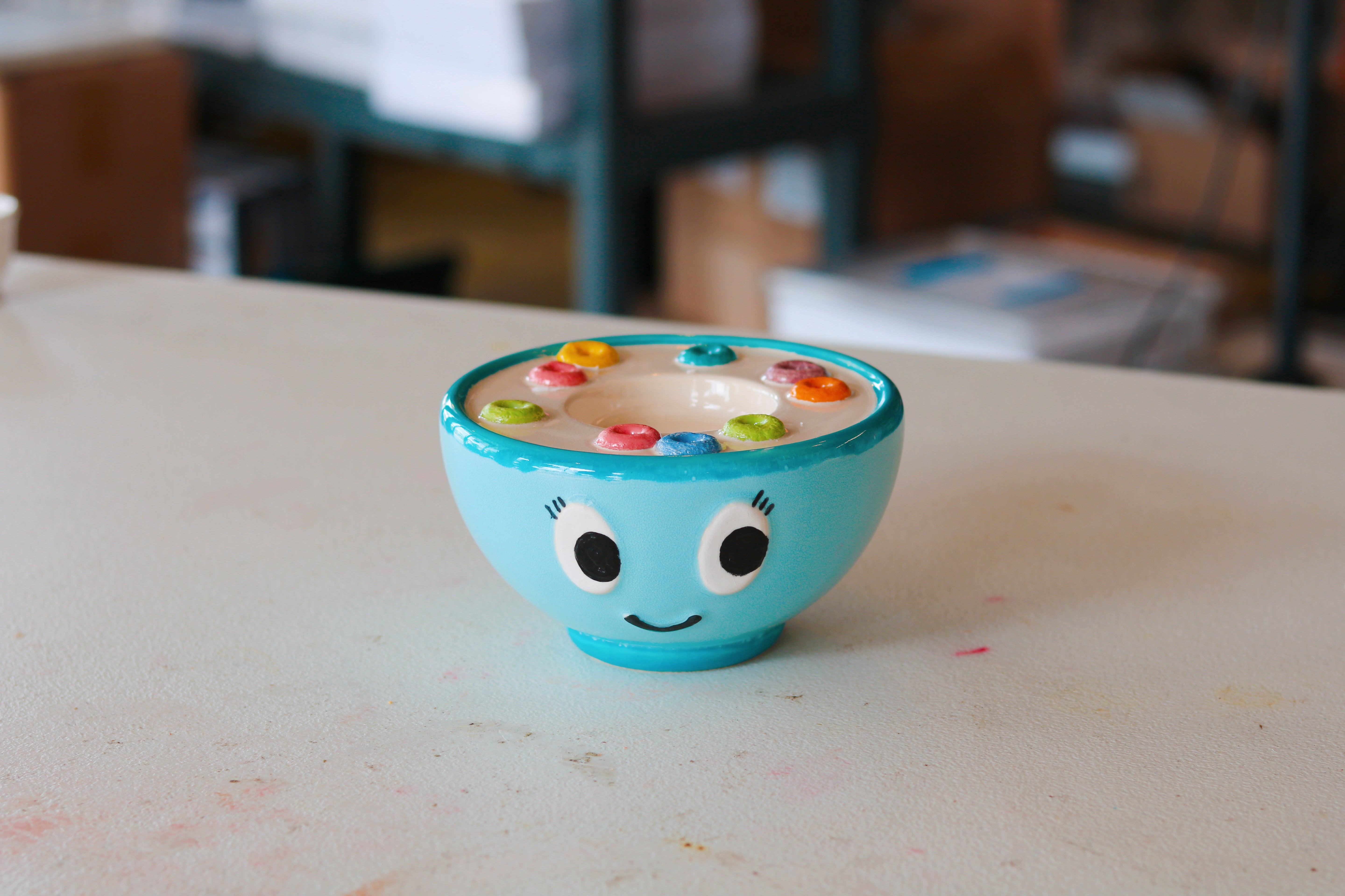 Frootie Loopers Tealight Warmer — by Disco Dirt Studios