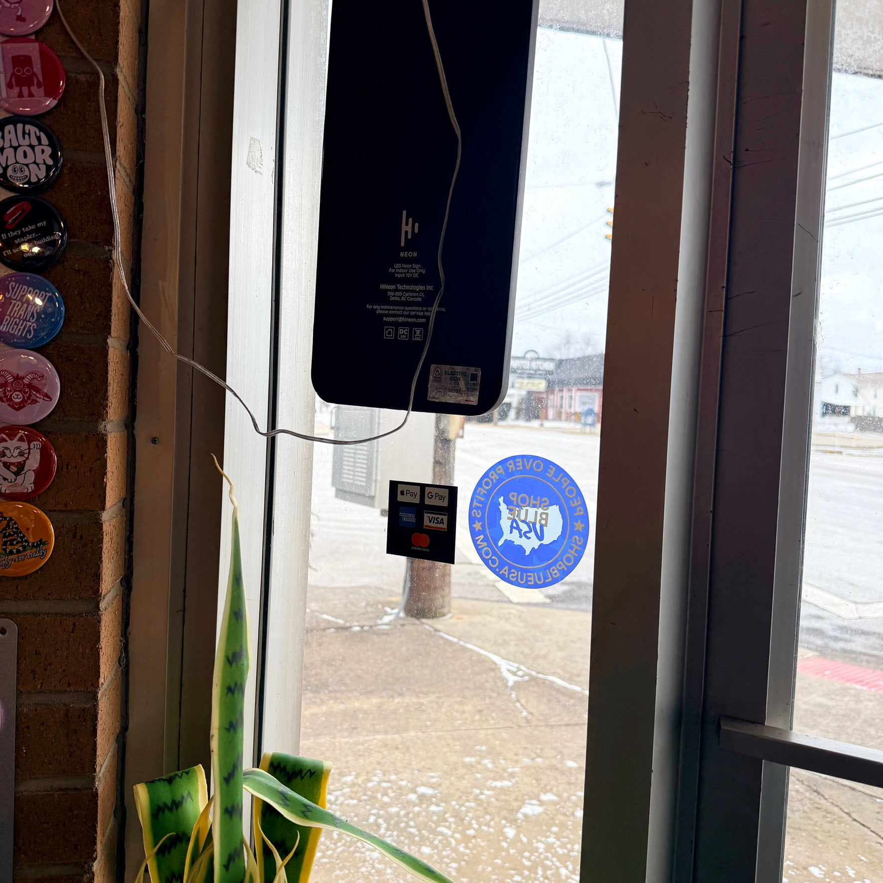 Shop Blue USA - 4" Boutique or Car Window Cling