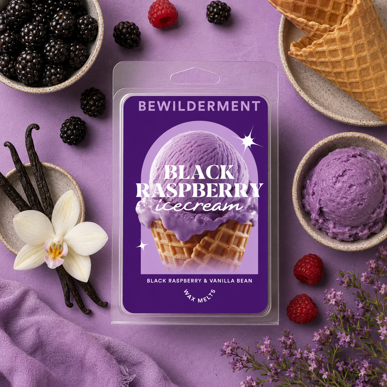 Black Raspberry Vanilla Icecream Wax Melts