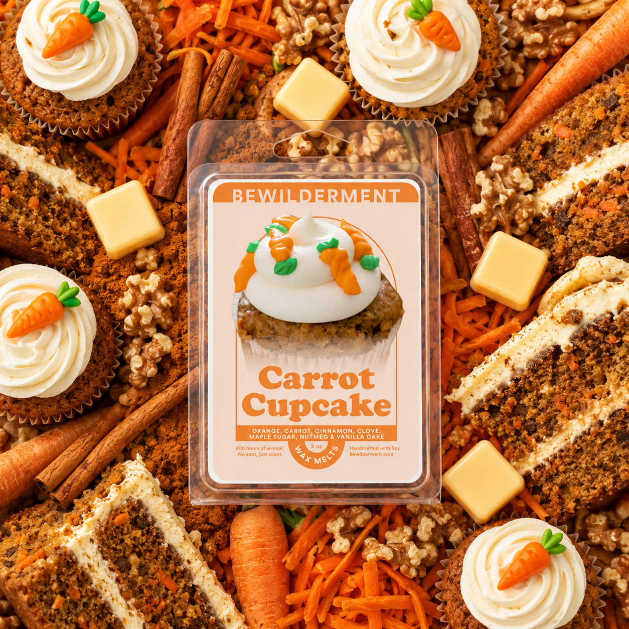 Carrot Cupcake Melts